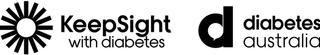 The Keep Sight and Diabetes Australia logos.