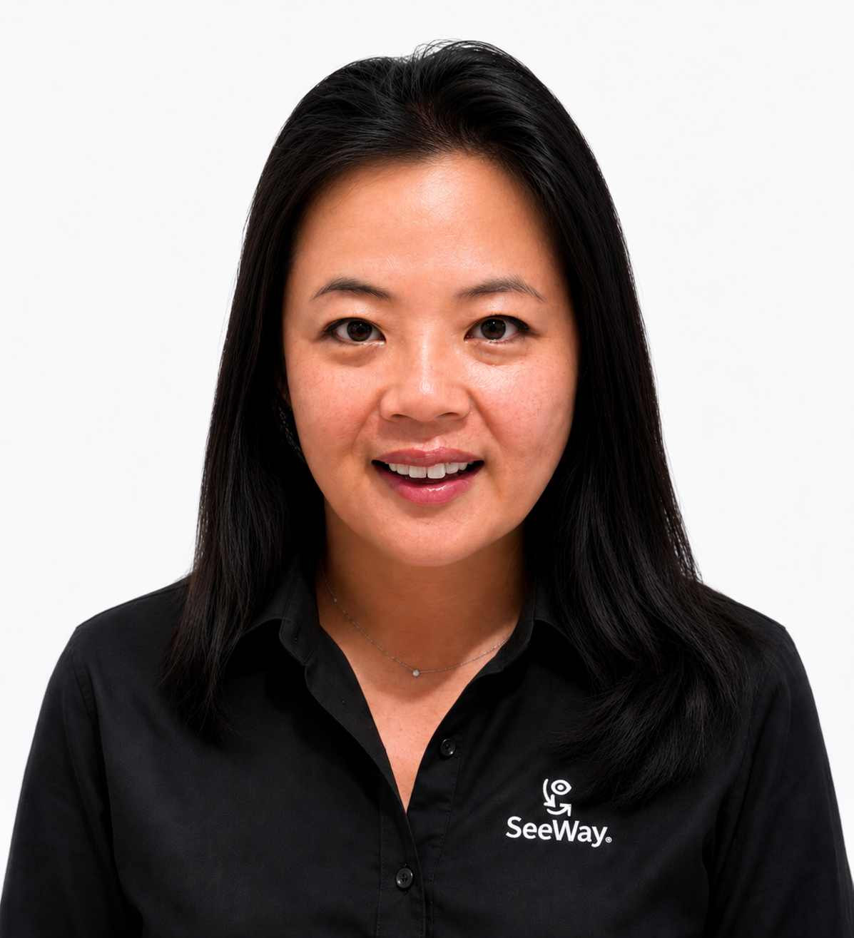 A headshot of Sandra smiling at the camera.
