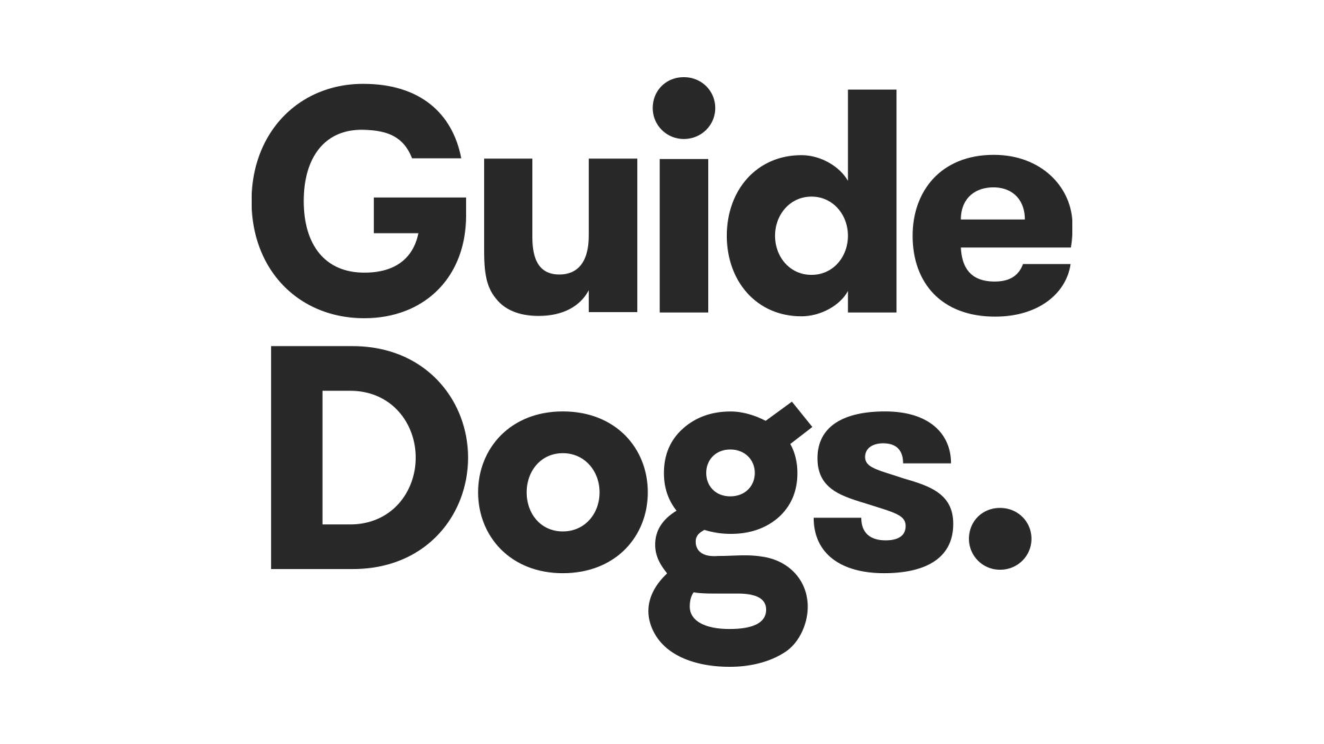 The Guide Dogs logo.