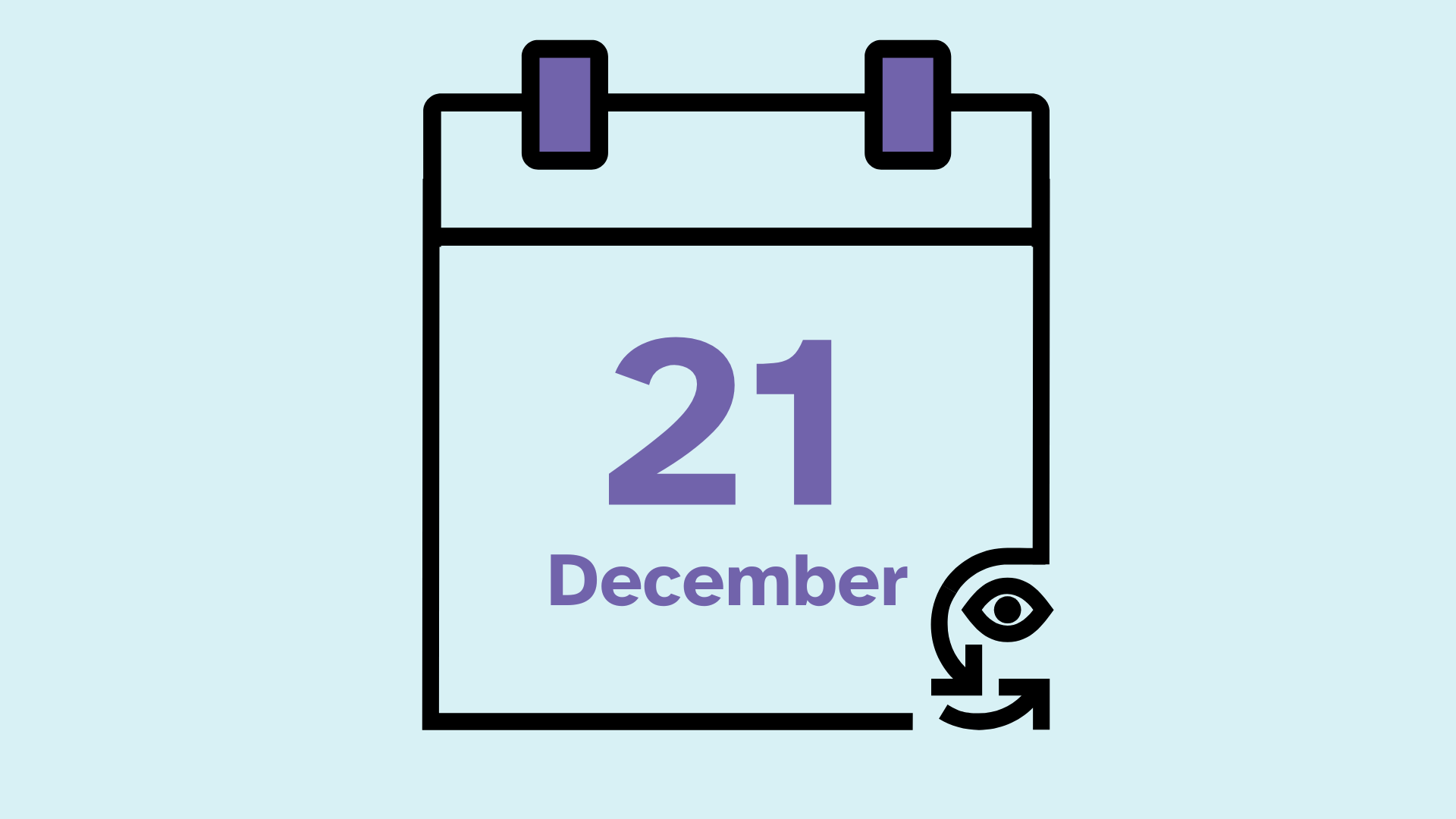 The words 21 December in a calendar with the SeeWay logo.
