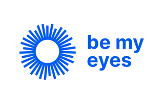 The Be My Eyes logo.