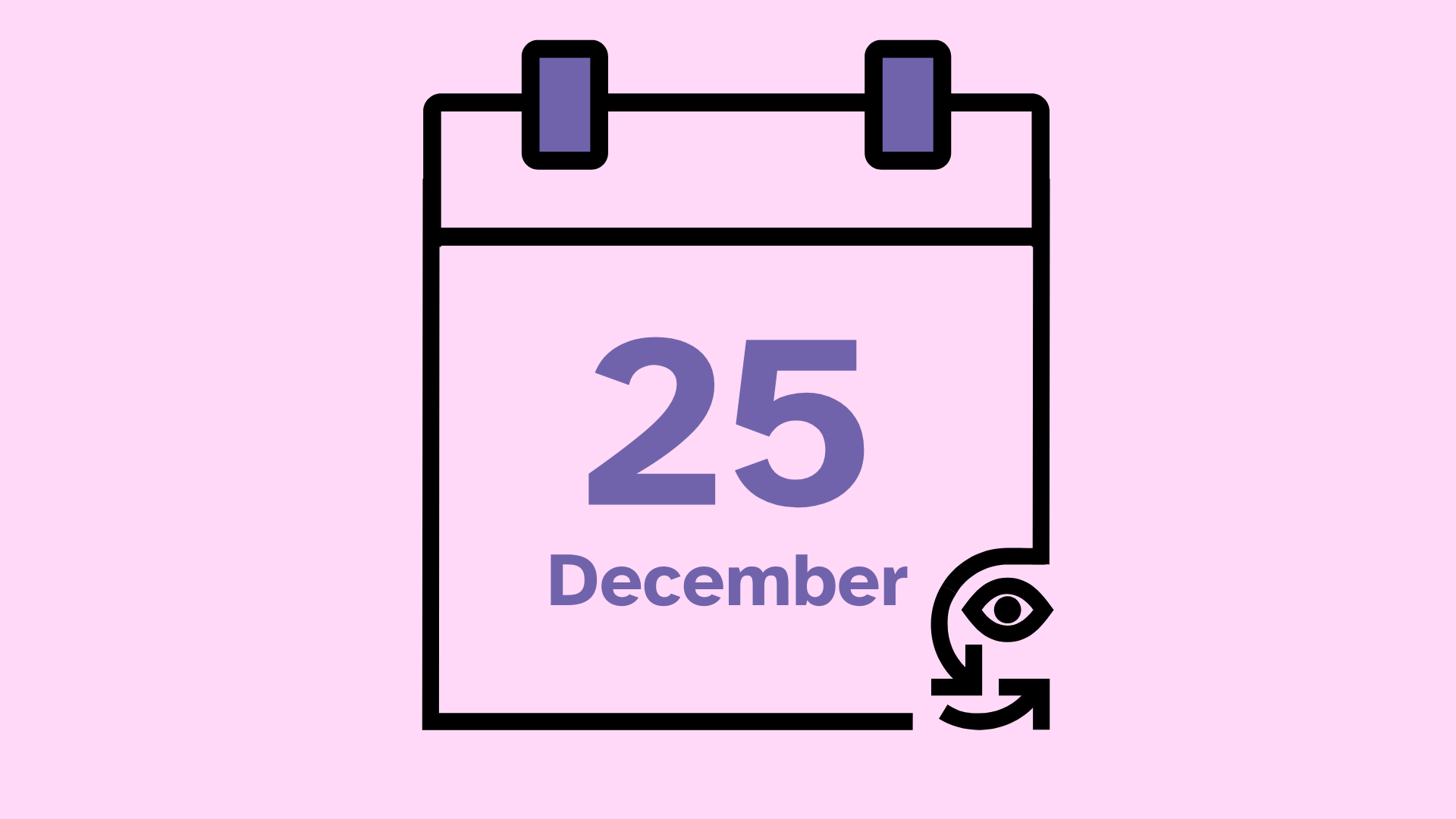 The words 25 December in a calendar with the SeeWay logo.