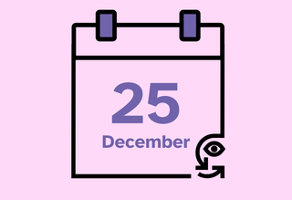 The words 25 December in a calendar with the SeeWay logo.