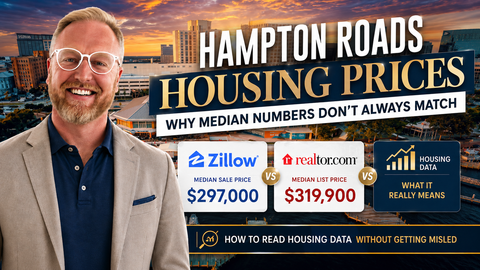 Hampton Roads Housing Prices: Why the Median Numbers Don't Always Match — And What to Trust
