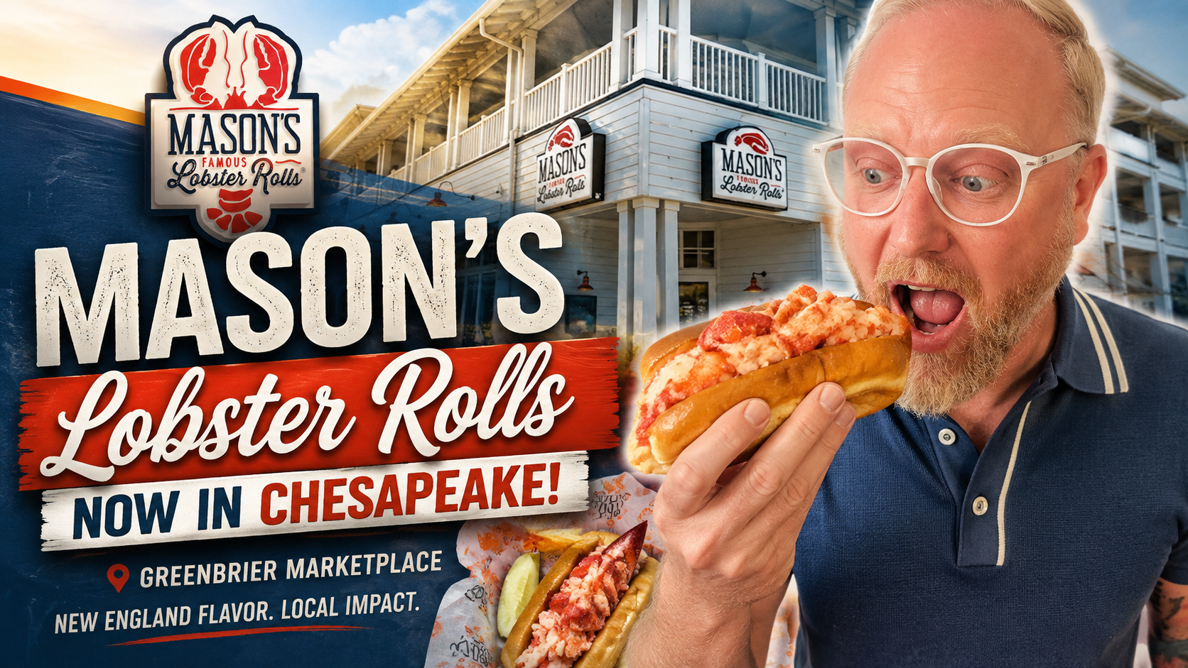 Mason's Famous Lobster Rolls Opens in Chesapeake's Greenbrier Marketplace: What It Means for the Area