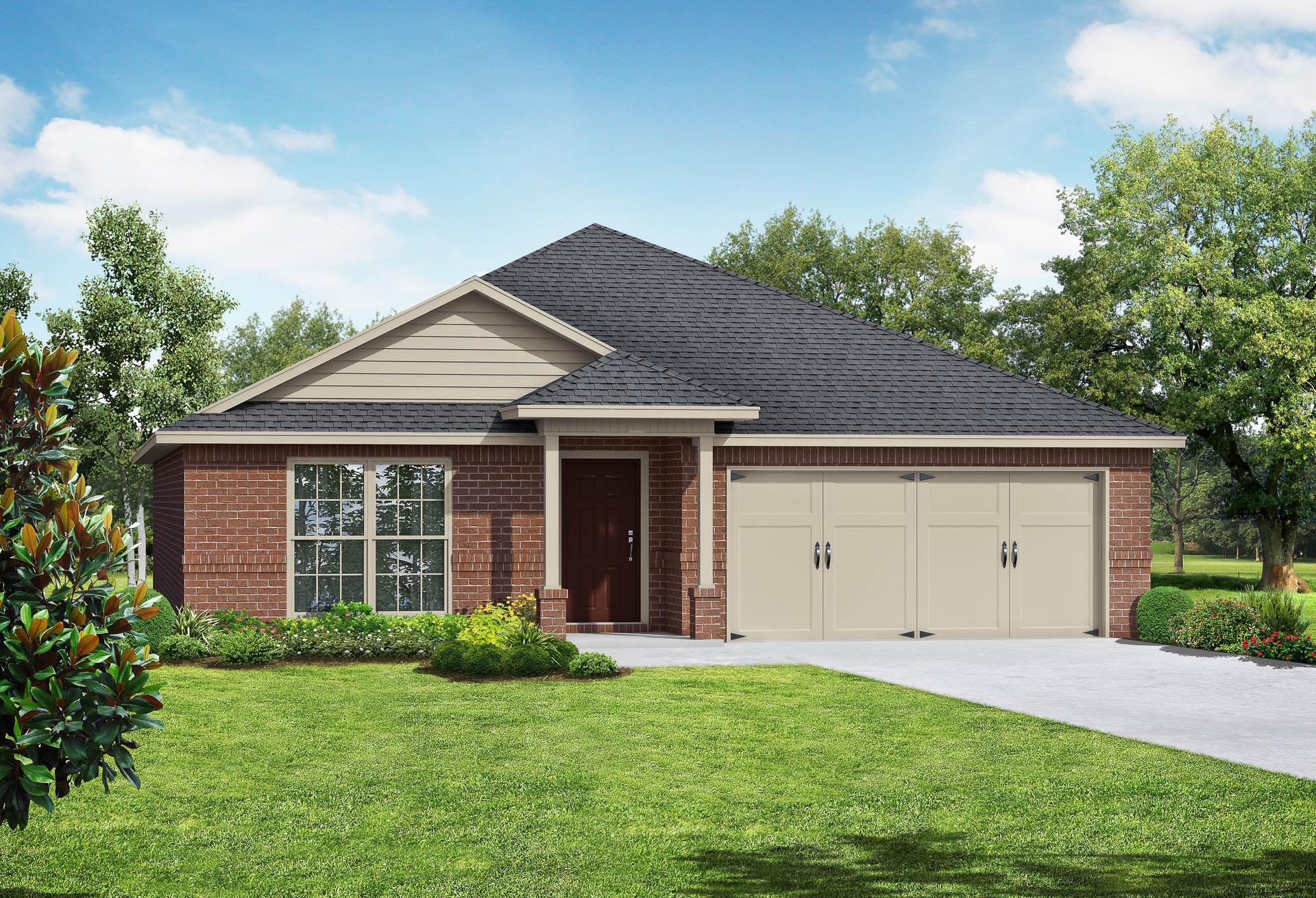 Davidson Homes' The Daphne Floor Plan Rendering