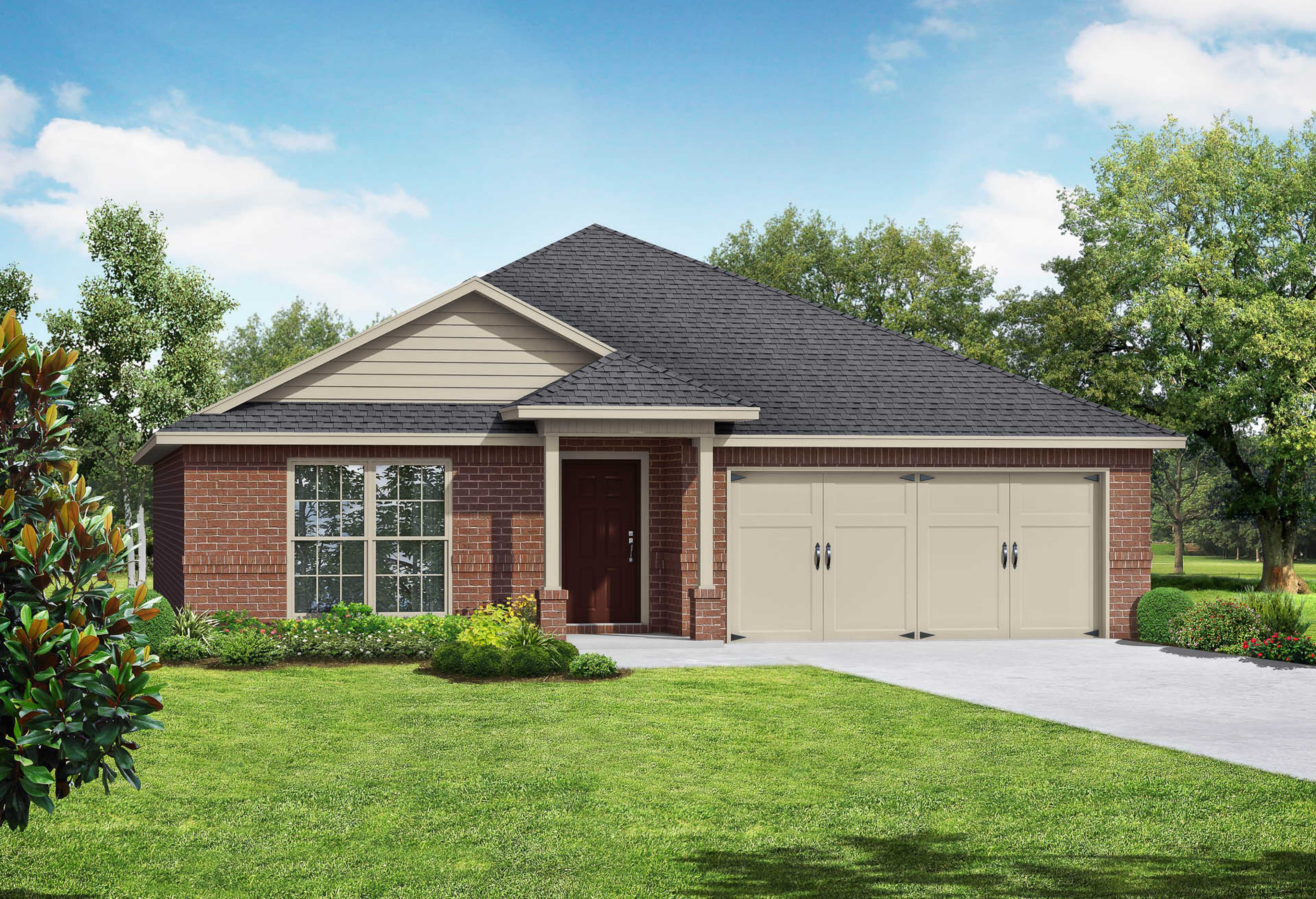 Davidson Homes' The Daphne Floor Plan Rendering