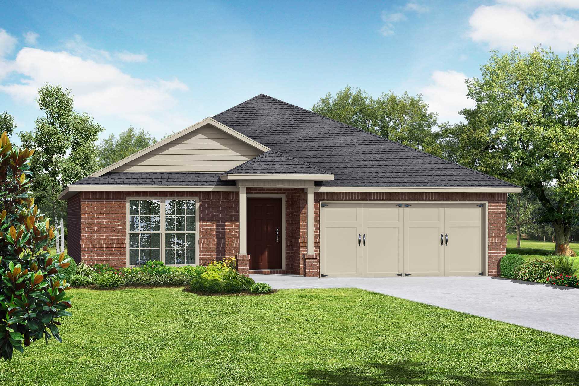 Davidson Homes' The Daphne Floor Plan Rendering