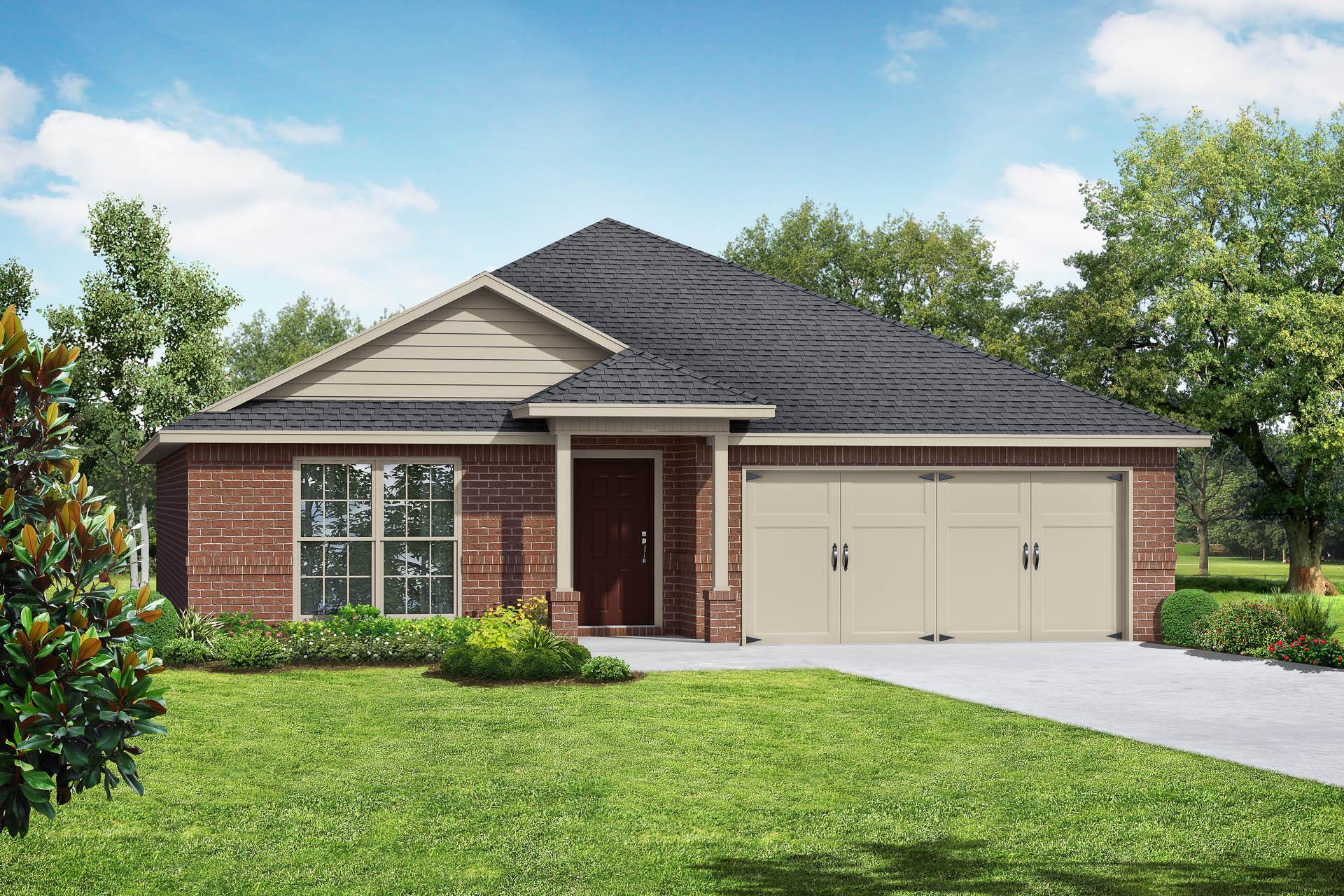 Davidson Homes' The Daphne Floor Plan Rendering