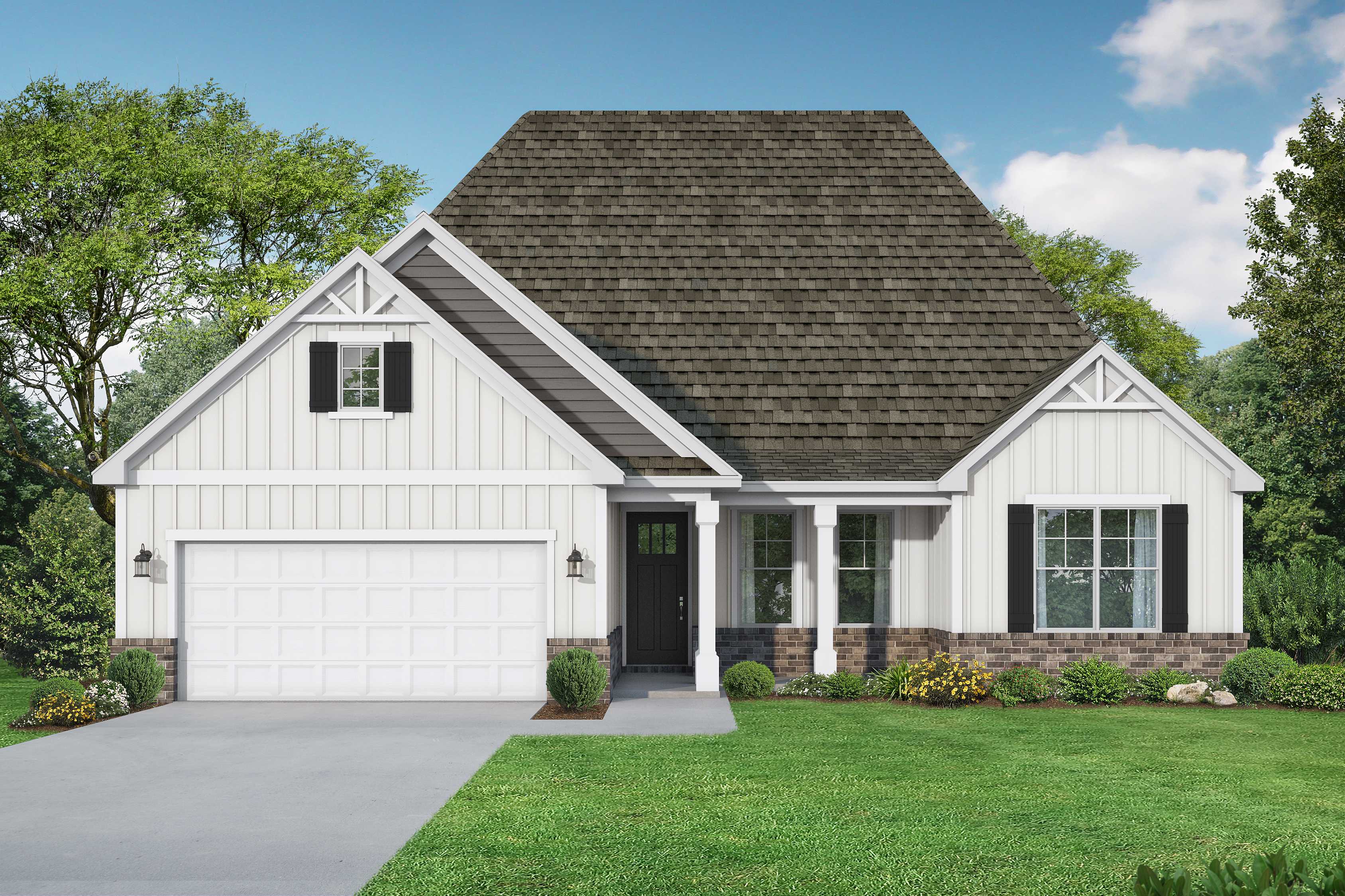 The Rockford D by Davidson Homes with Hardie Siding