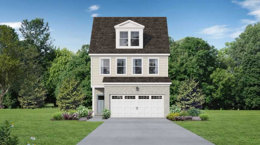 Exterior view of Davidson Homes' New Home at 1729 Zachary Avenue