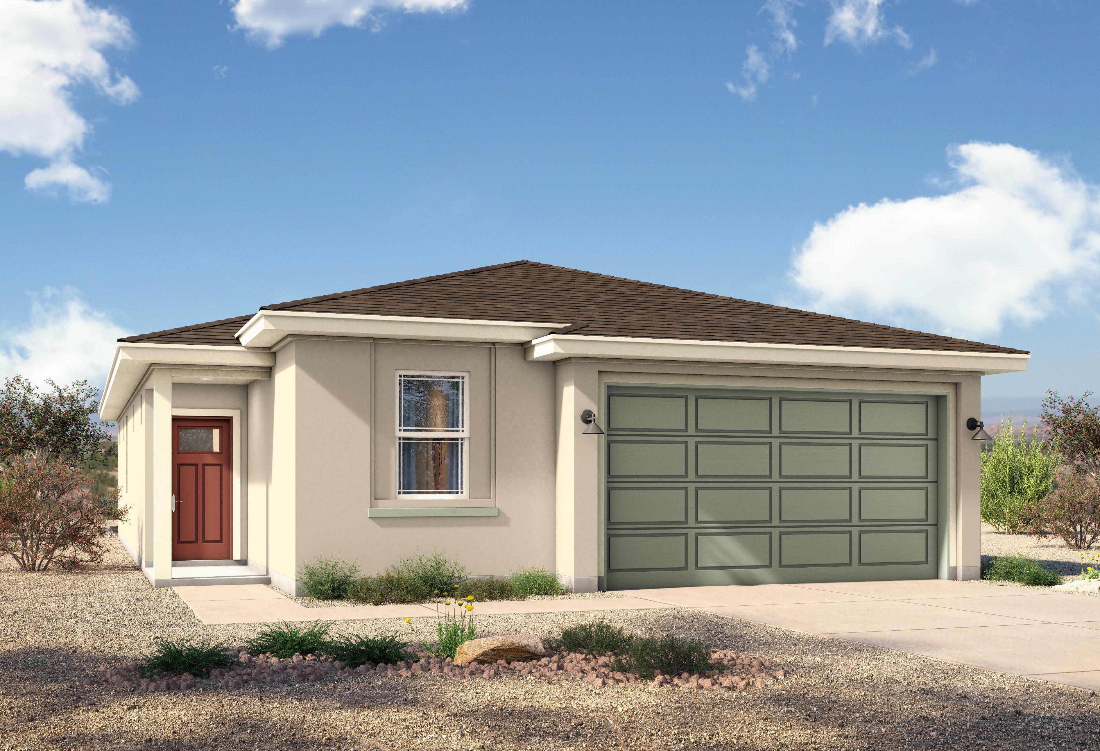 Exterior view of Davidson Homes' The Sage A Floor Plan