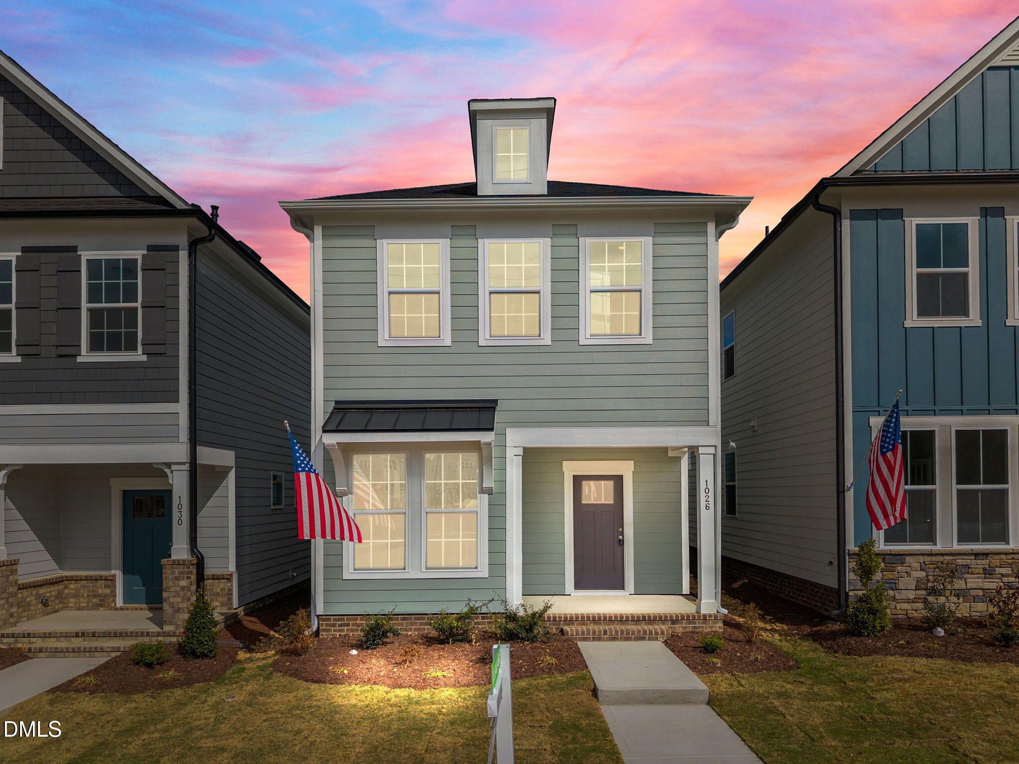 Exterior view of Davidson Homes' New Home at 1026 Old Knight Road