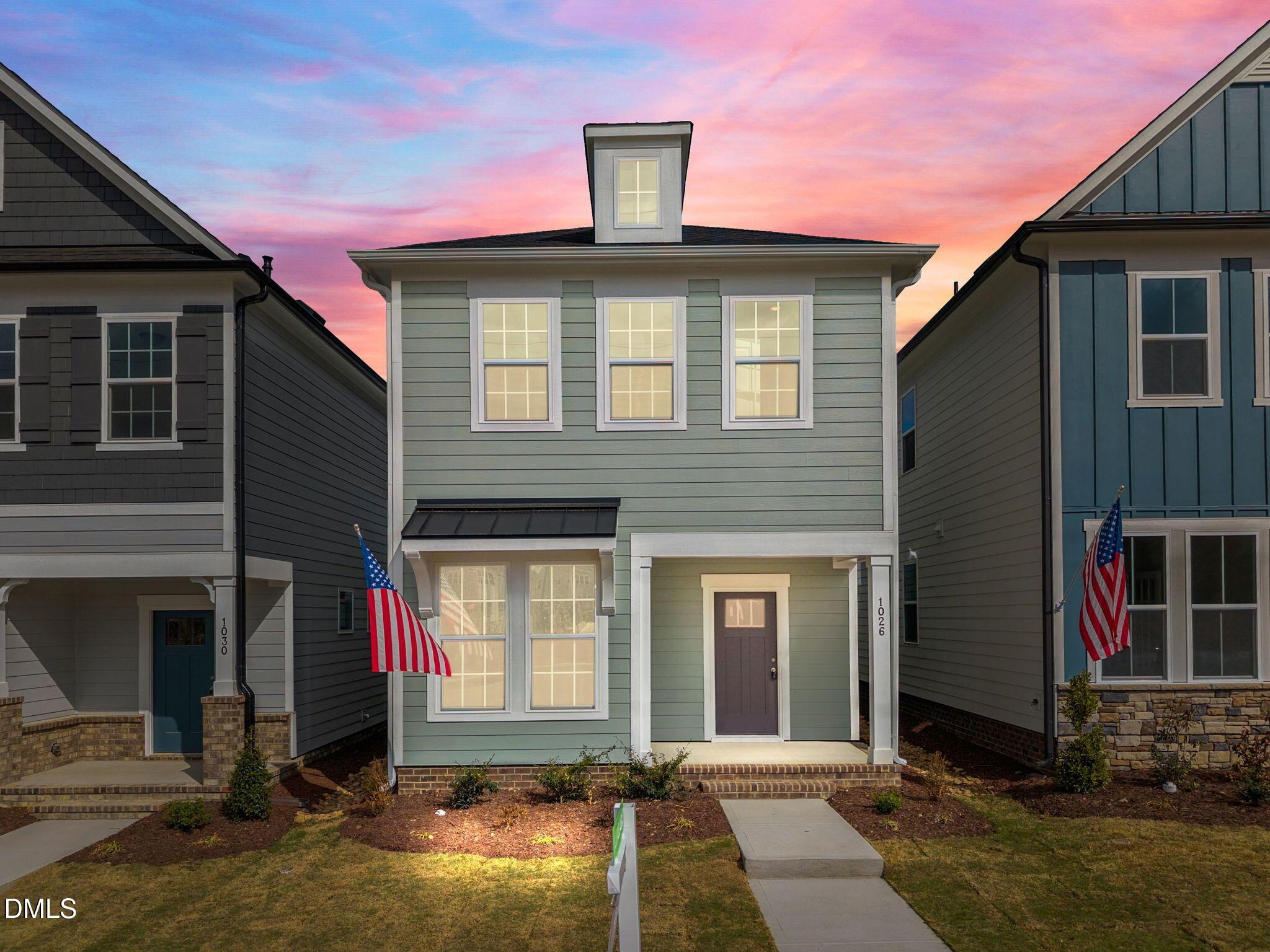 Exterior view of Davidson Homes' New Home at 1026 Old Knight Road