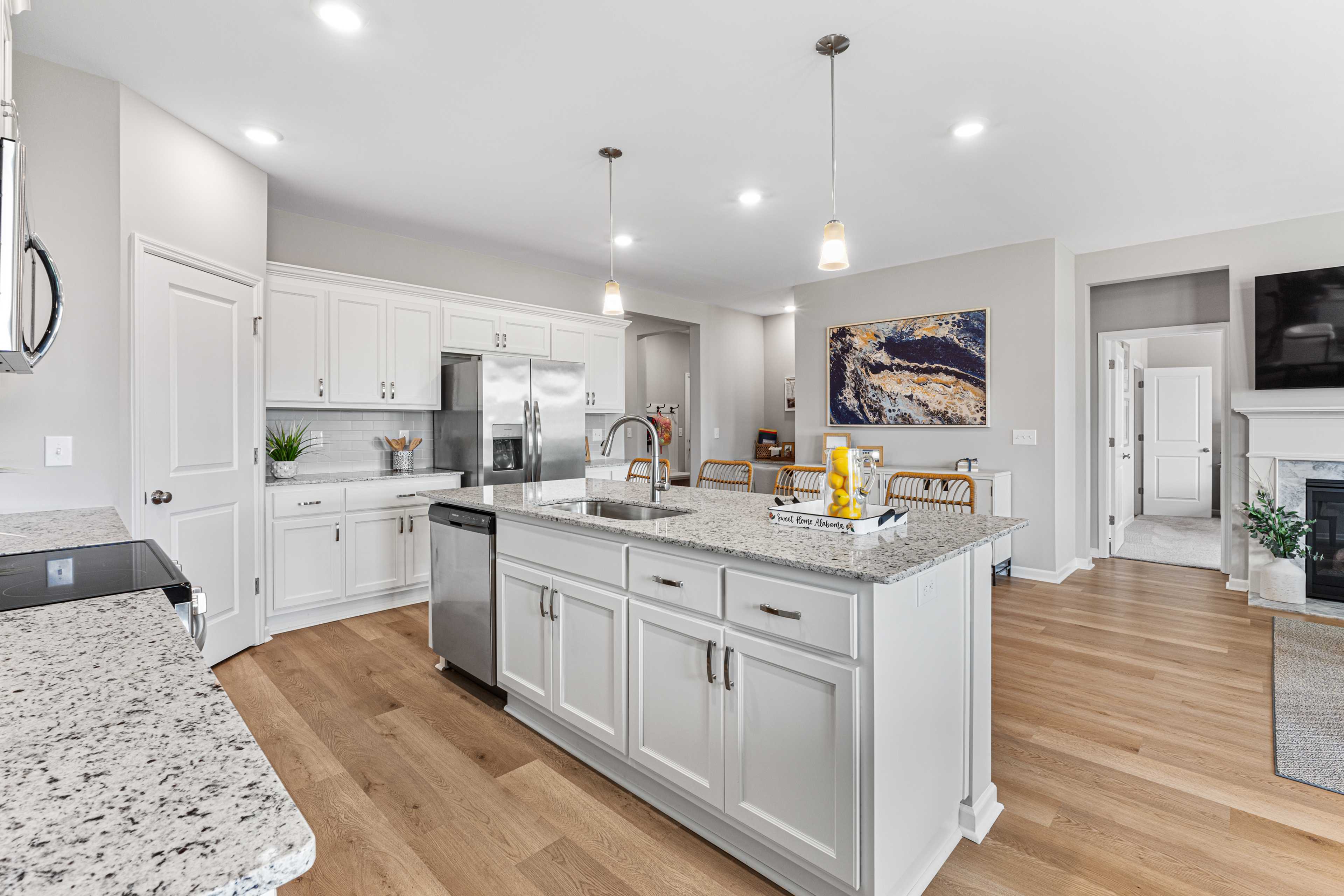 Forest Glen Spacious Kitchen with Surround Cabinets