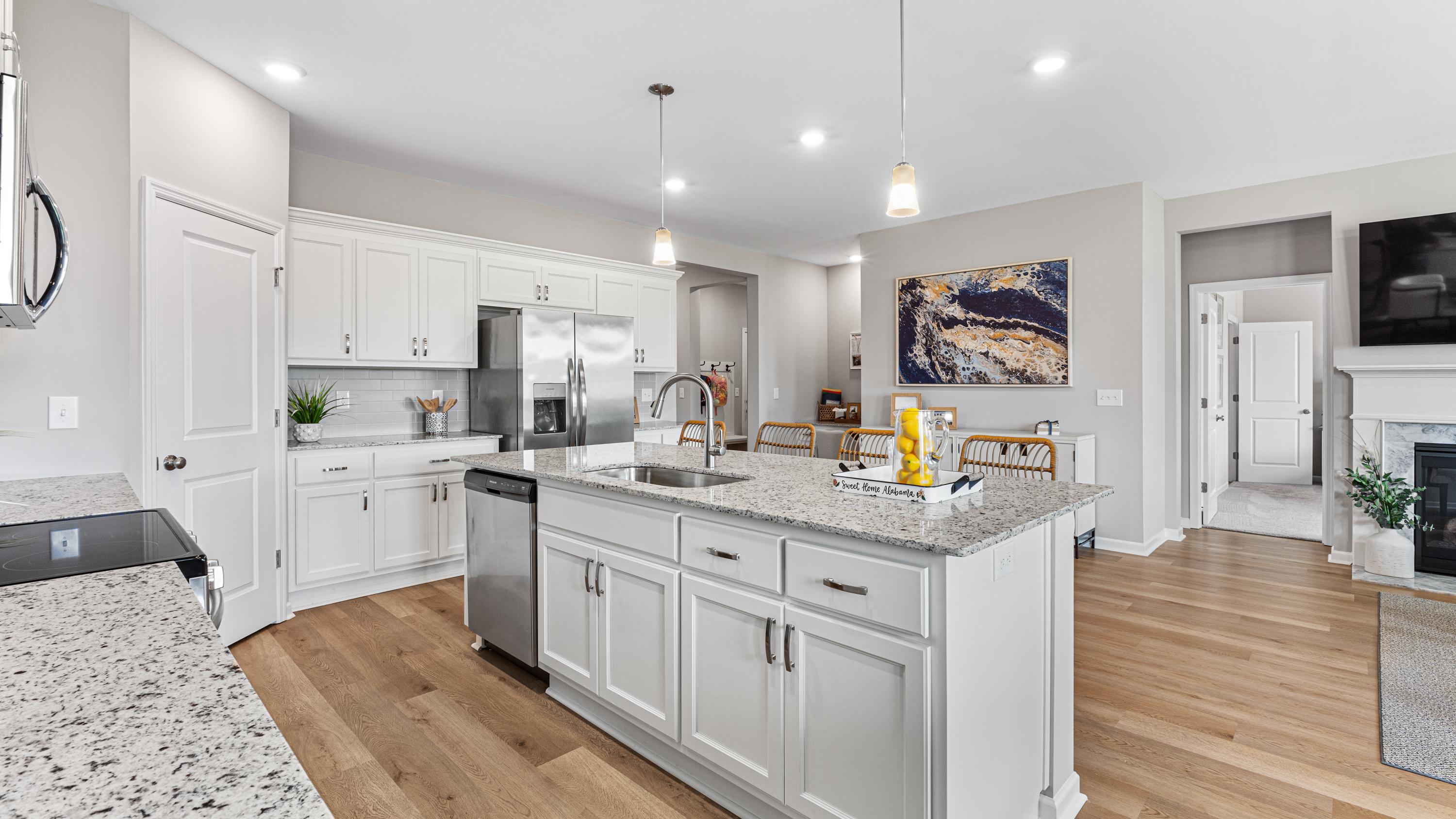 Forest Glen Spacious Kitchen with Surround Cabinets