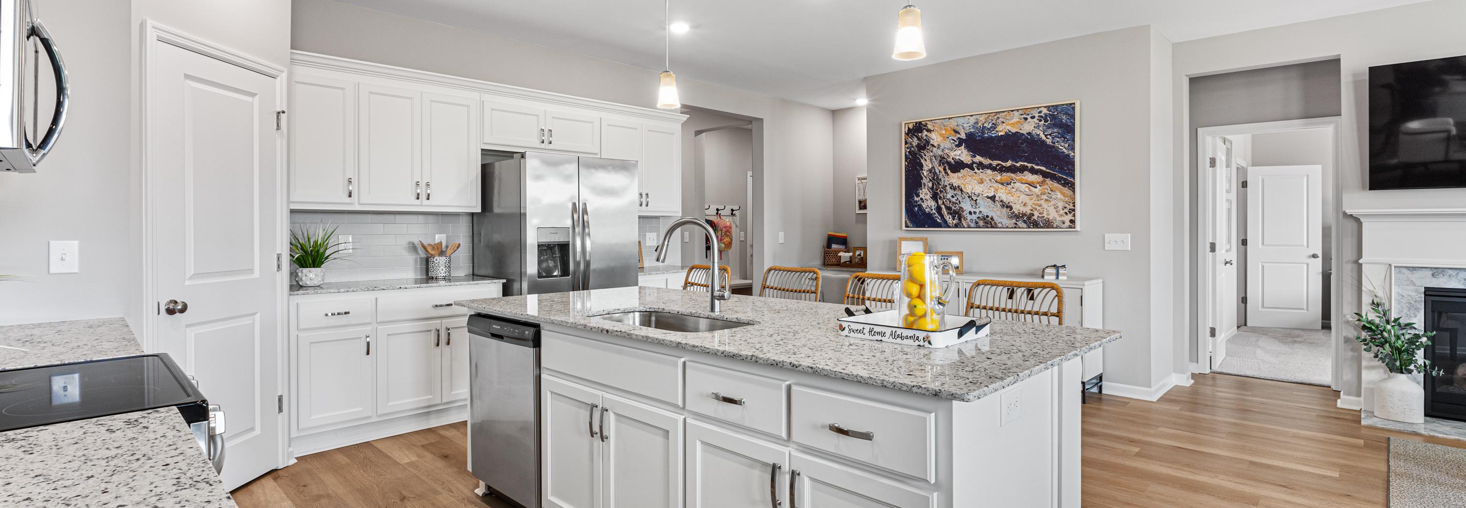 Forest Glen Spacious Kitchen with Surround Cabinets