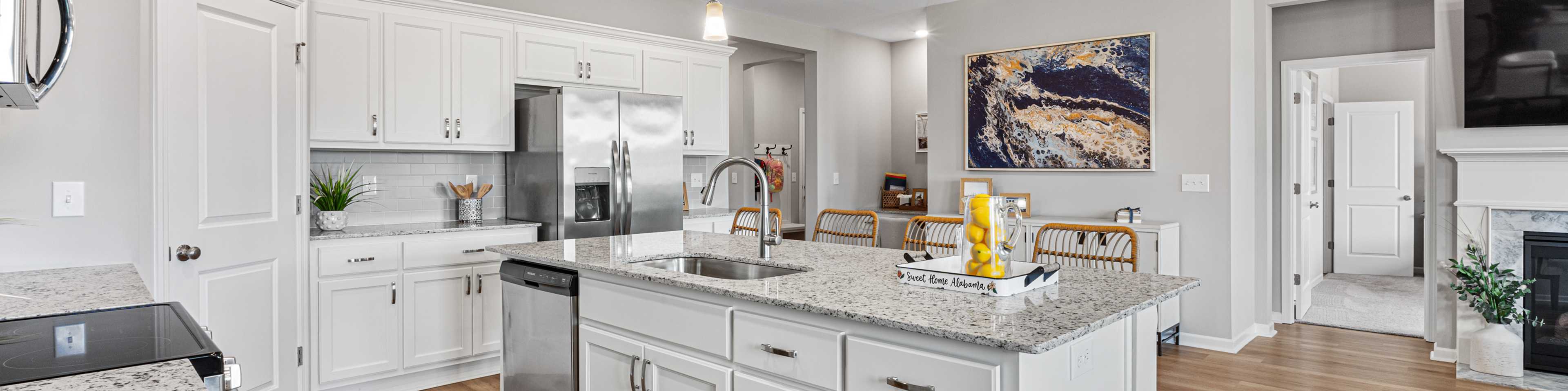 Forest Glen Spacious Kitchen with Surround Cabinets