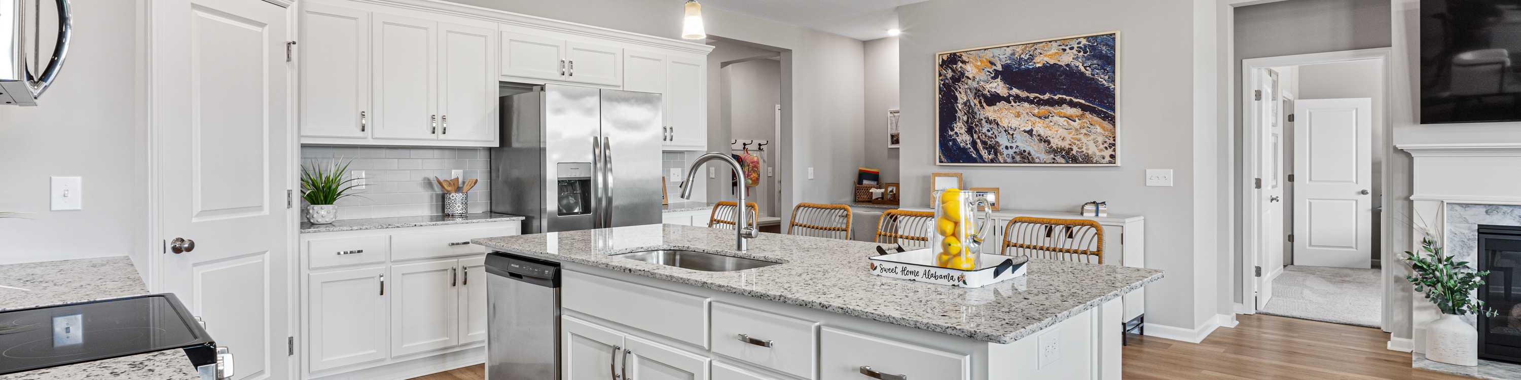 Forest Glen Spacious Kitchen with Surround Cabinets
