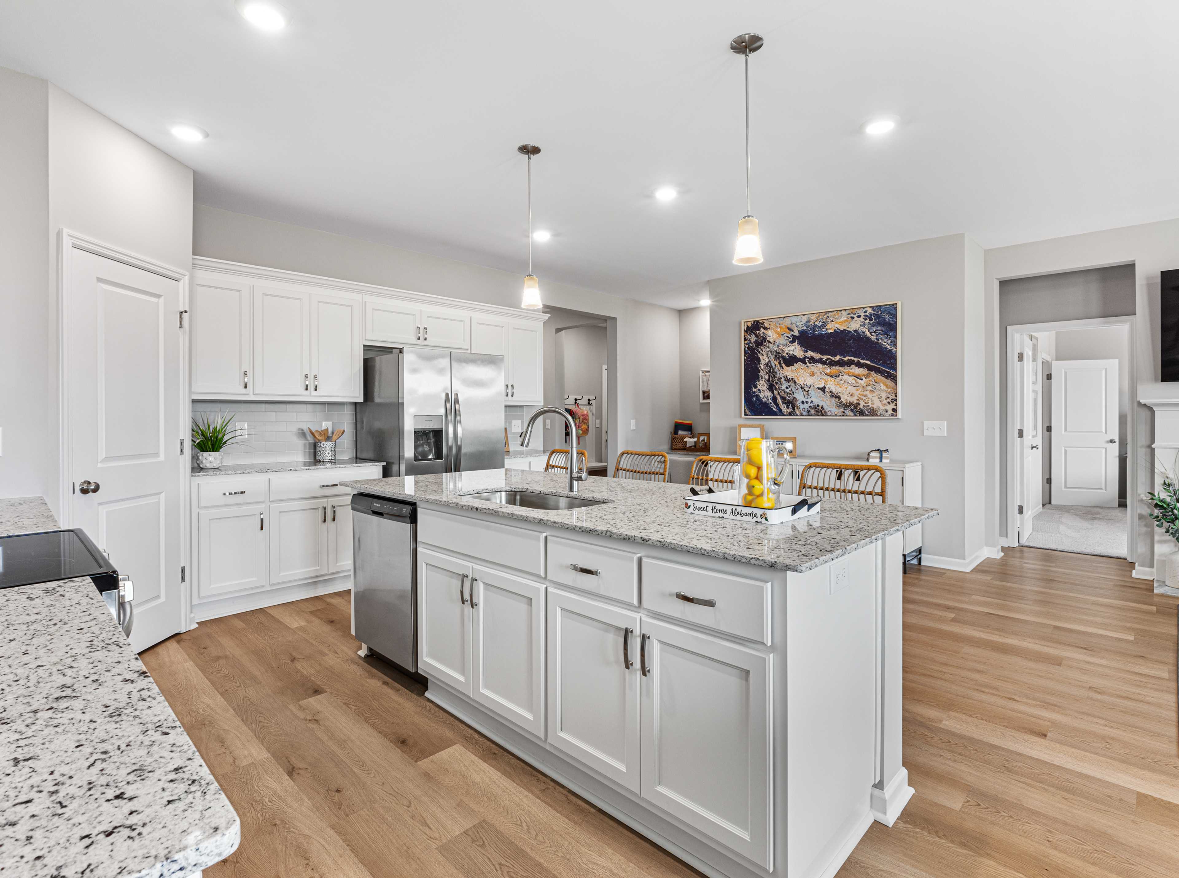 Forest Glen Spacious Kitchen with Surround Cabinets