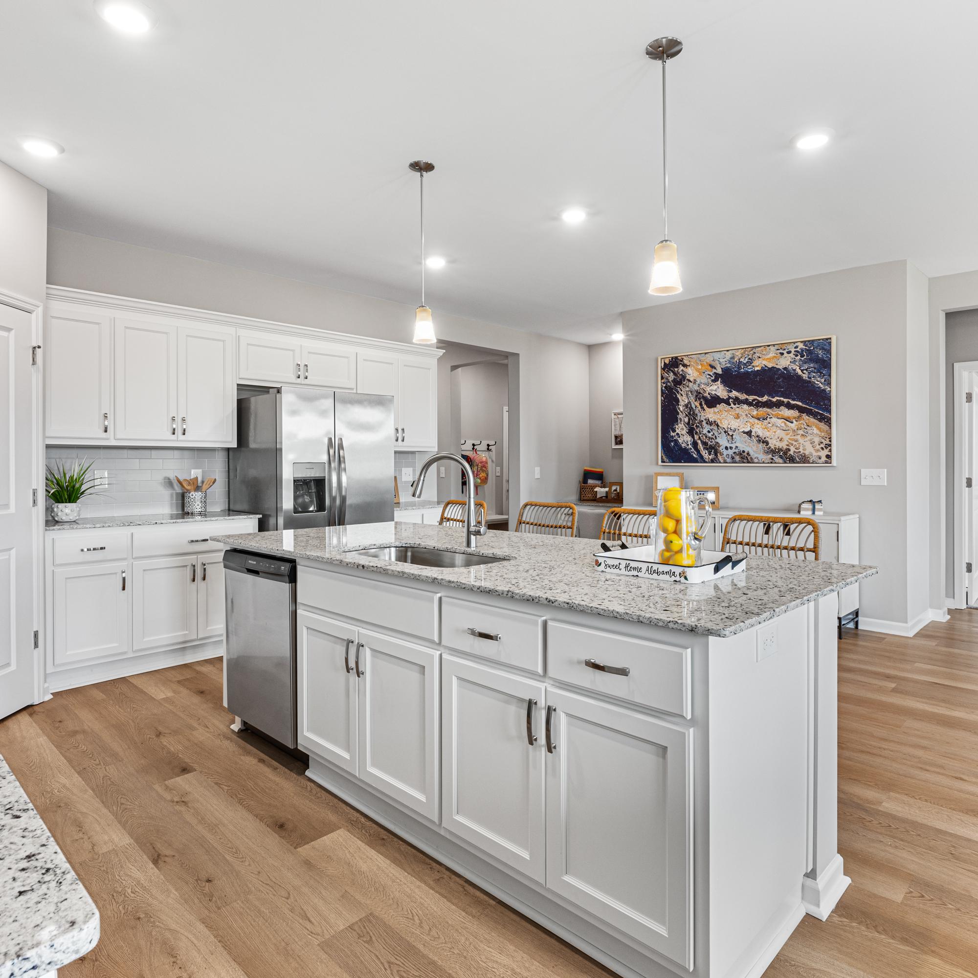 Forest Glen Spacious Kitchen with Surround Cabinets