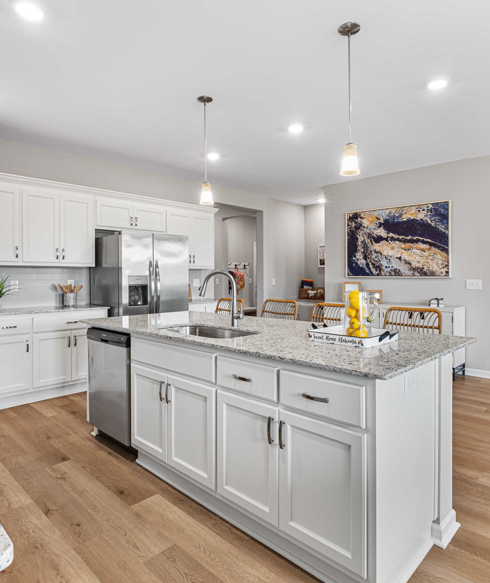 Forest Glen Spacious Kitchen with Surround Cabinets