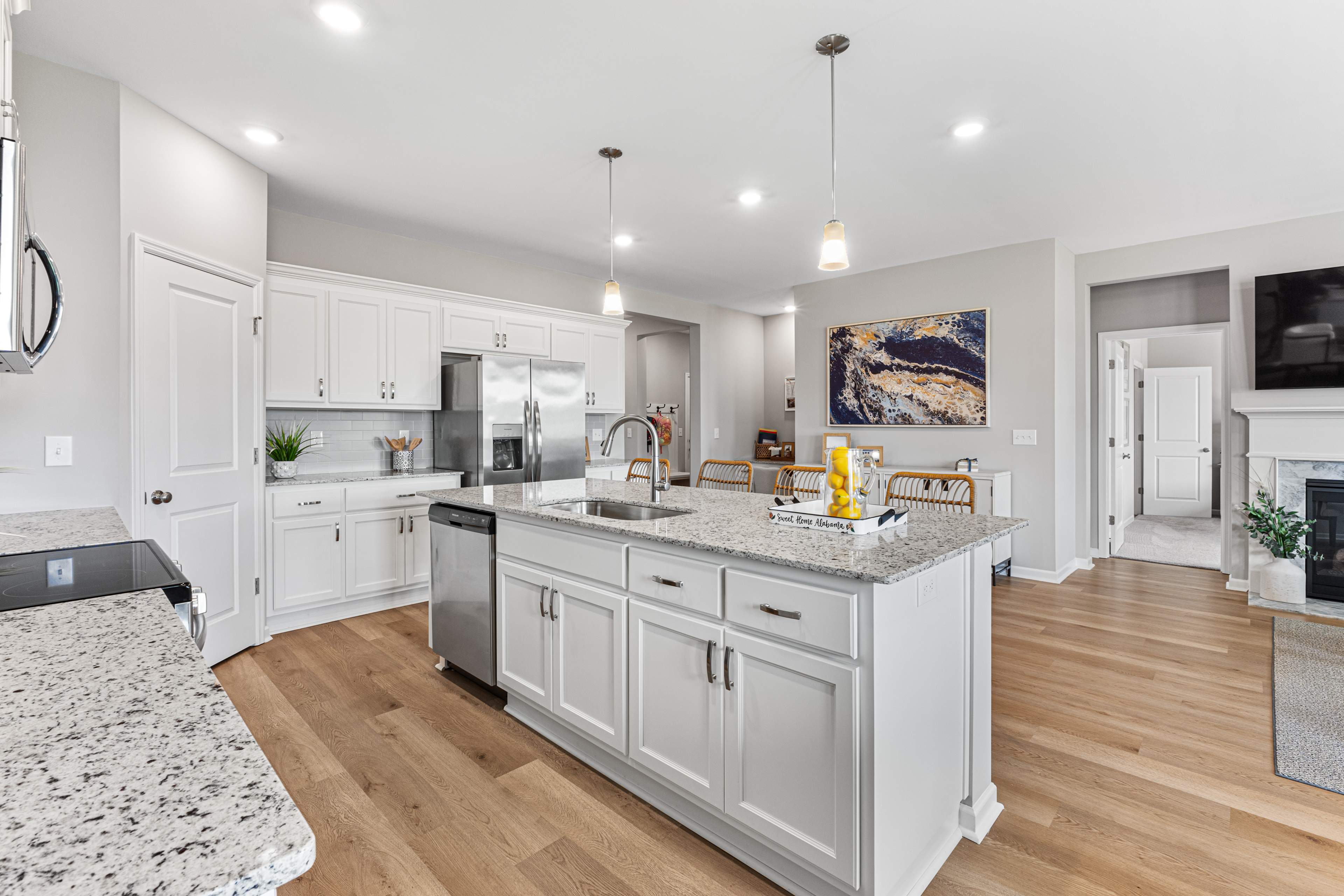 Forest Glen Spacious Kitchen with Surround Cabinets