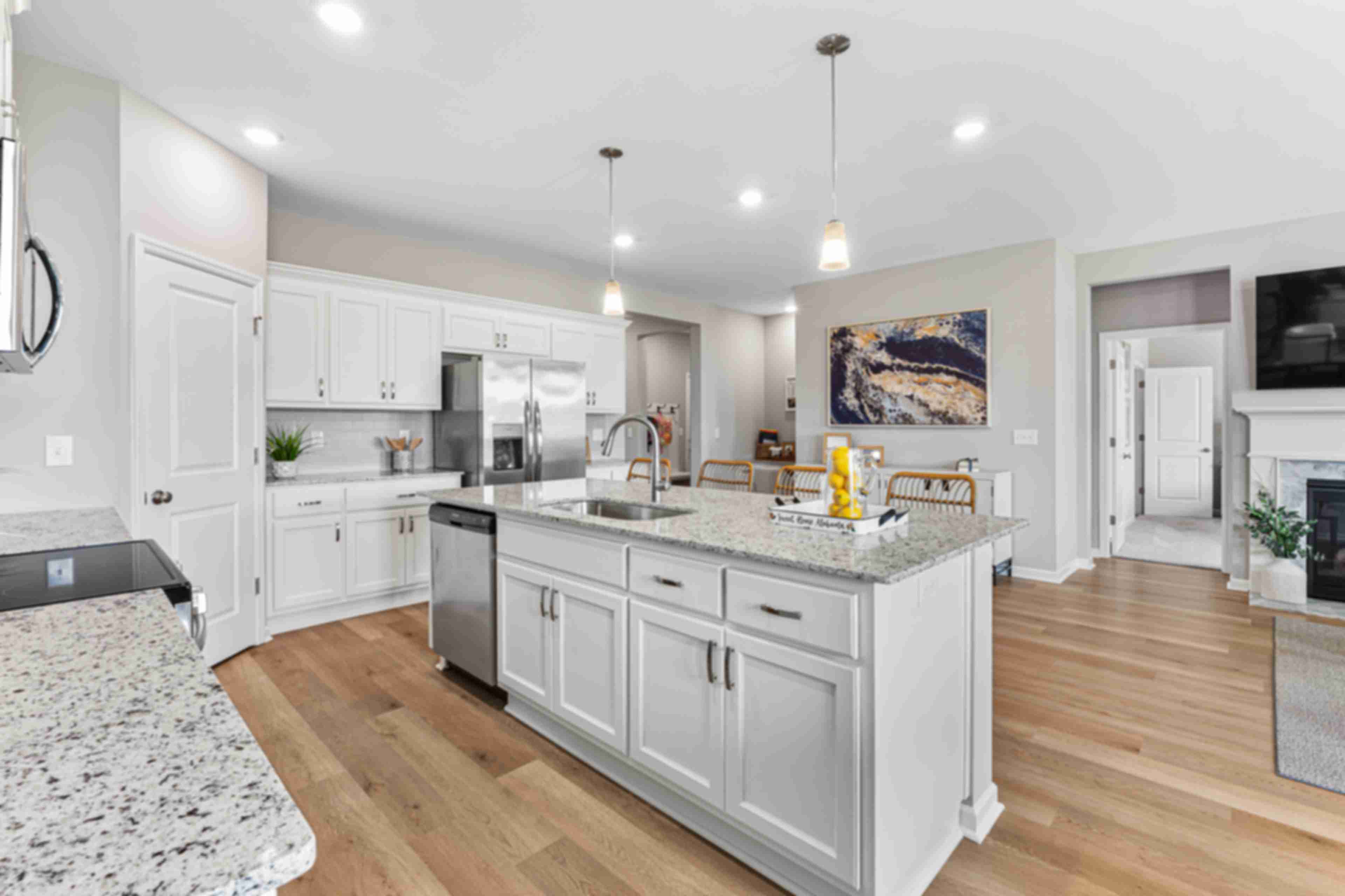 Forest Glen Spacious Kitchen with Surround Cabinets