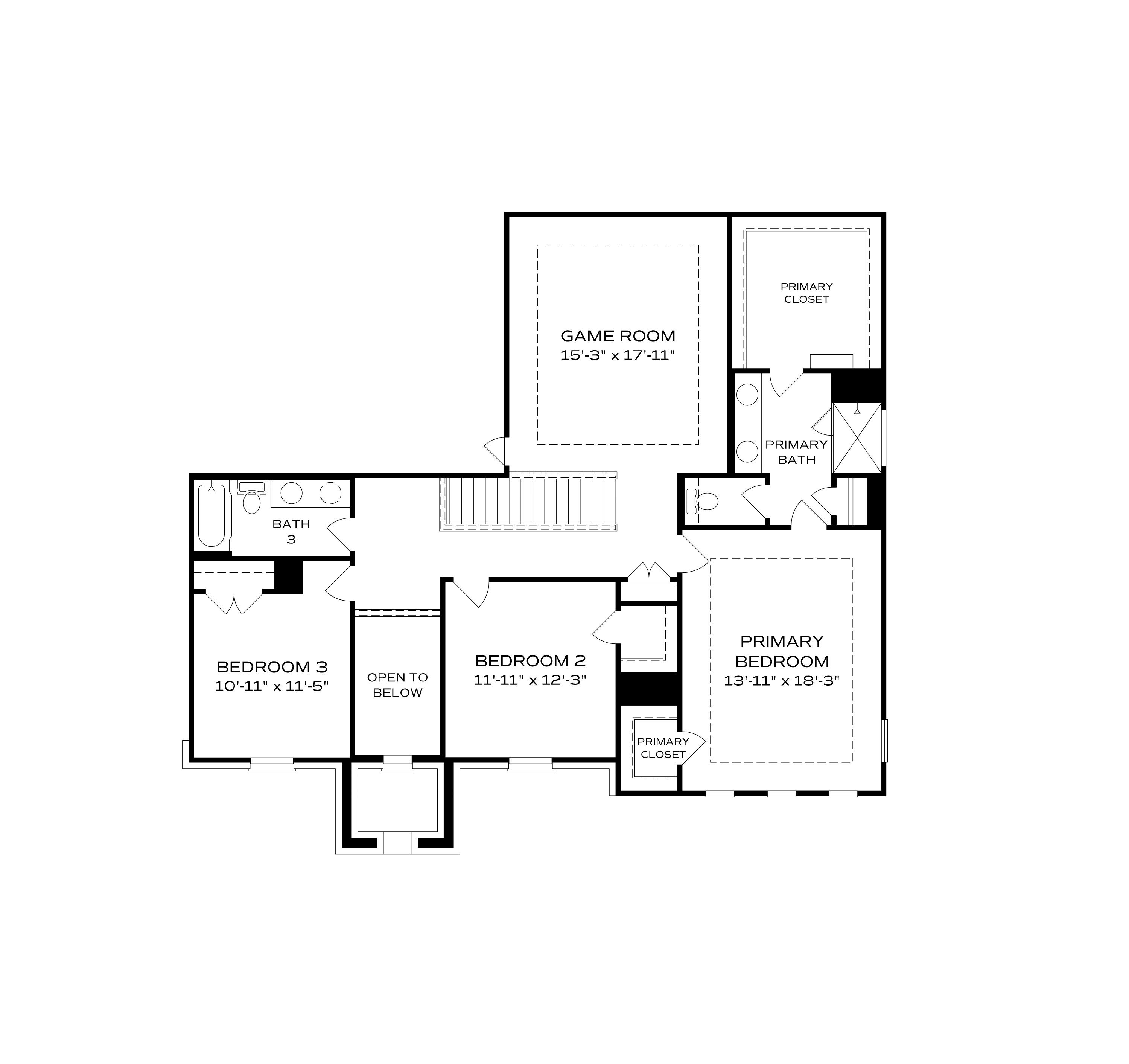 2 - The Charm floor plan layout for 314 Merrydale Dr in Davidson Homes Homes' Riverton Preserve community.