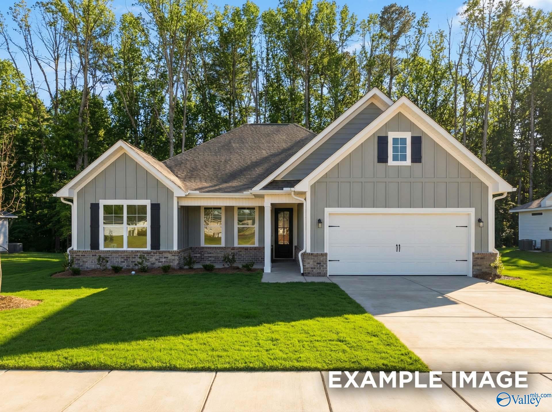 The Rockford C floor plan by Davidson Homes: a 1-story, 3-bedroom house with 2-car garage in Anderson Farm, Athens, Alabama.
