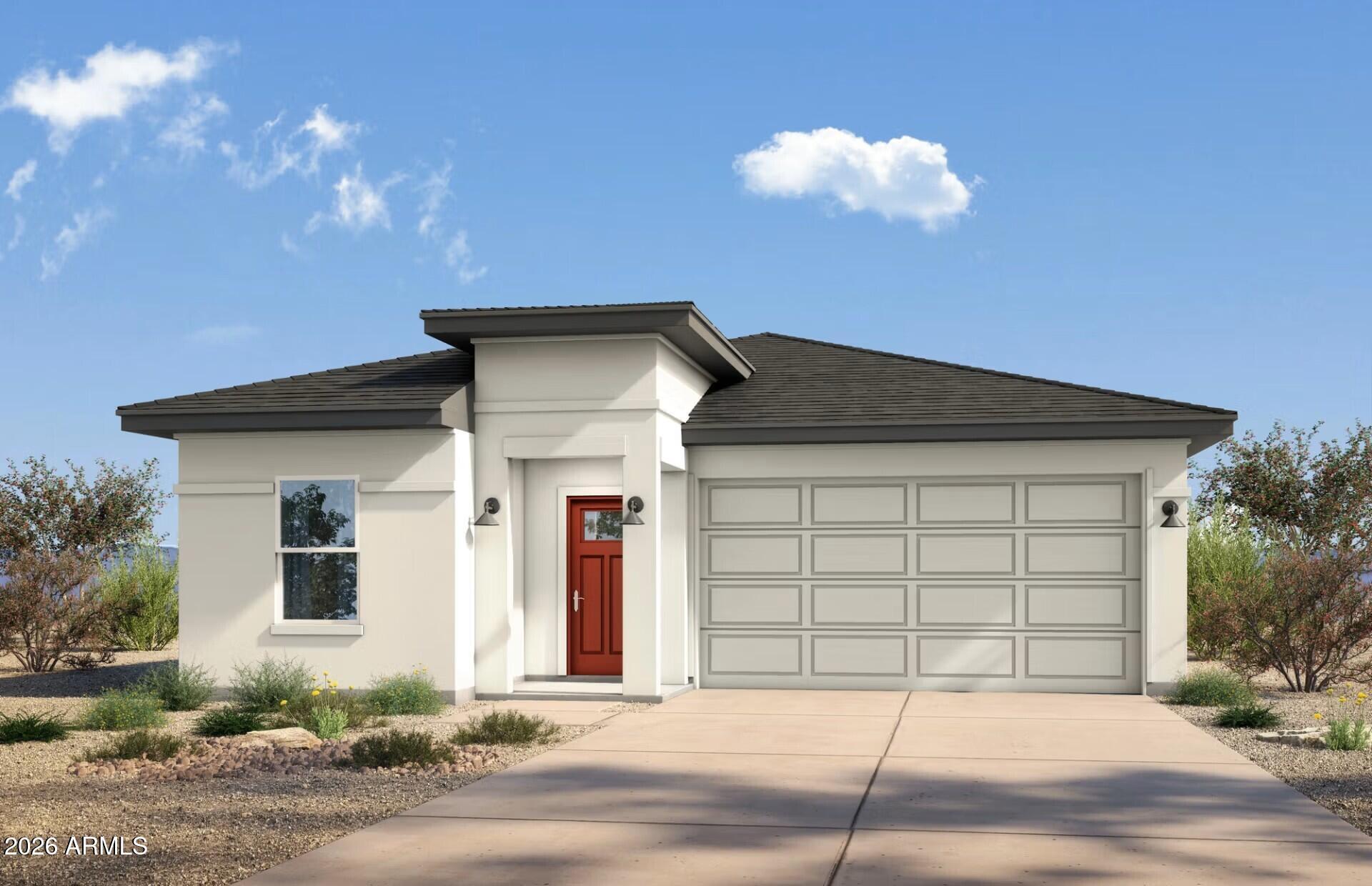 The Evergreen A floor plan by Davidson Homes, a 1-story, 3-car garage home in Vineyards at Cottonwood, Cottonwood, Arizona.