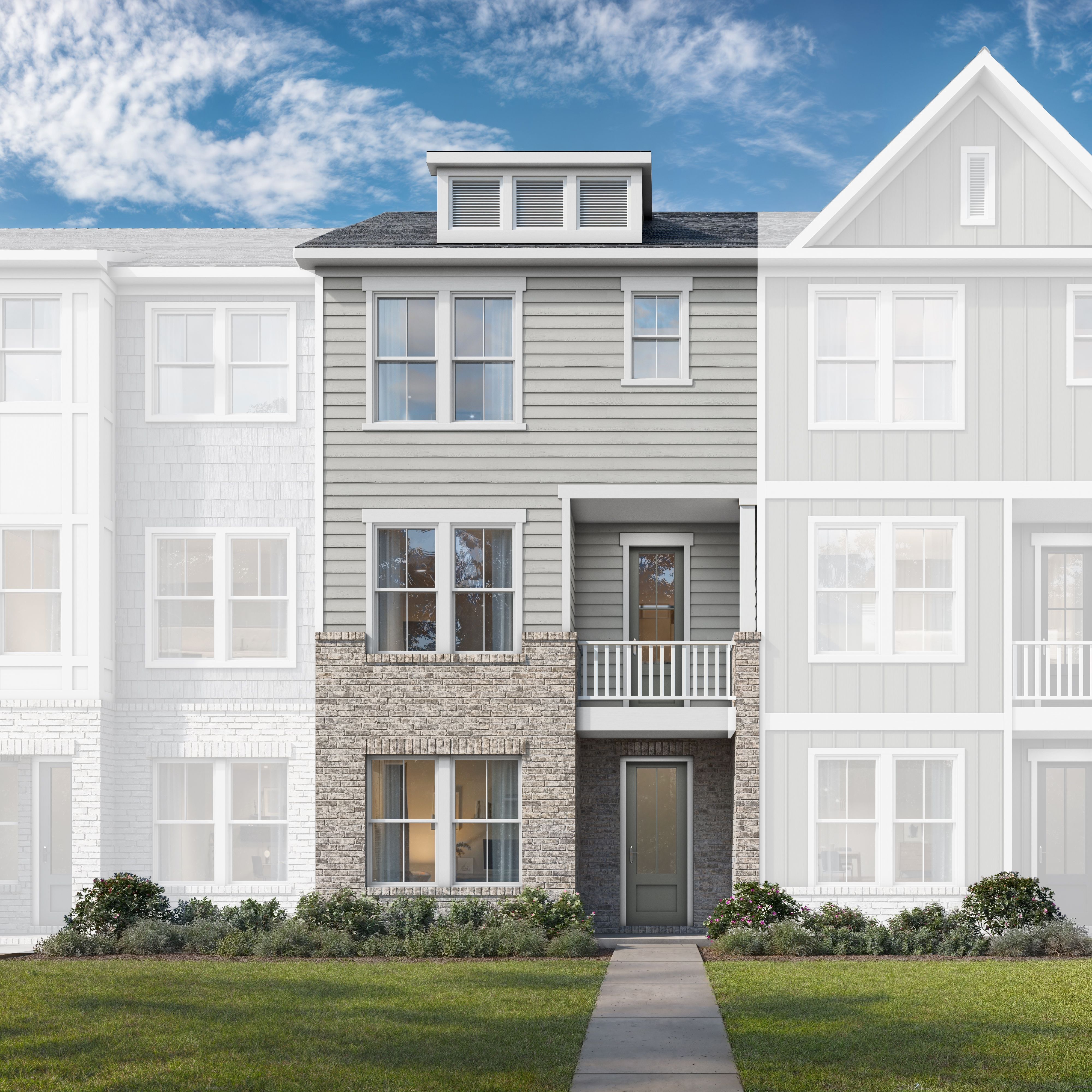 Exterior view of Davidson Homes' The Porter A Floor Plan