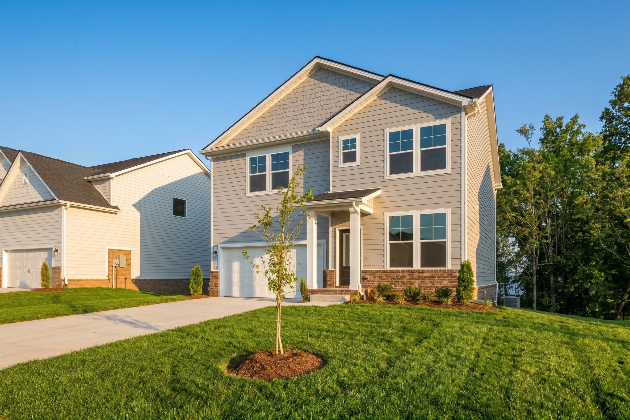 Exterior view of Davidson Homes' New Home at 8204 Netterfield Drive