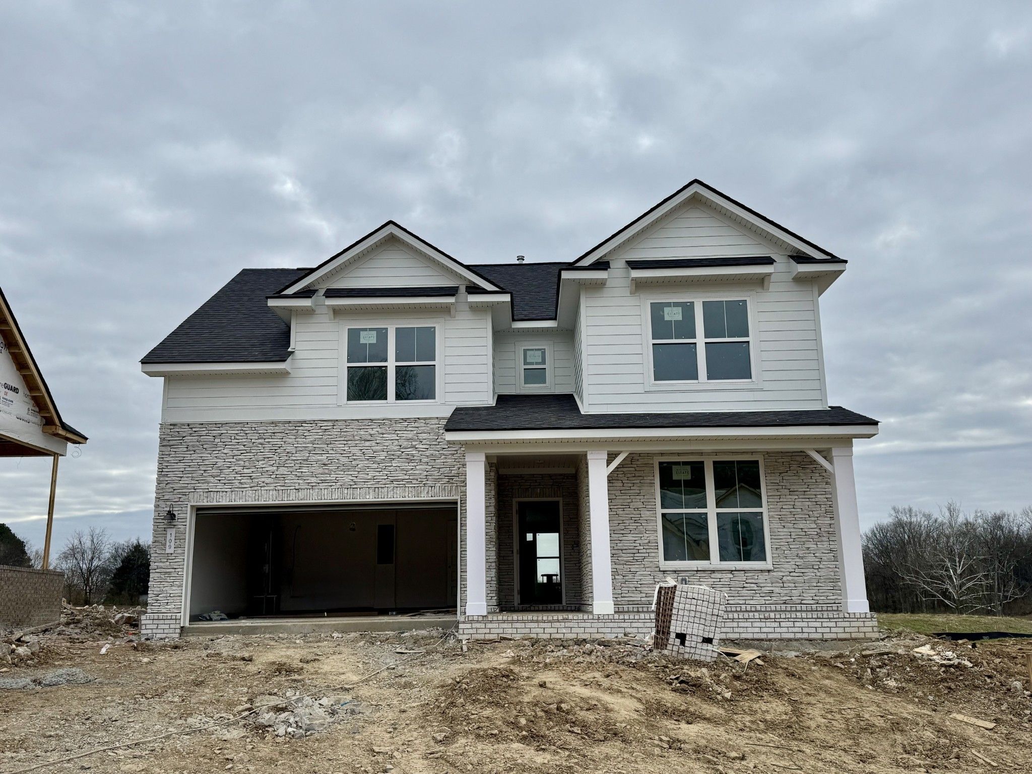 Exterior view of Davidson Homes' New Home at 109 Rock Chimney Rd