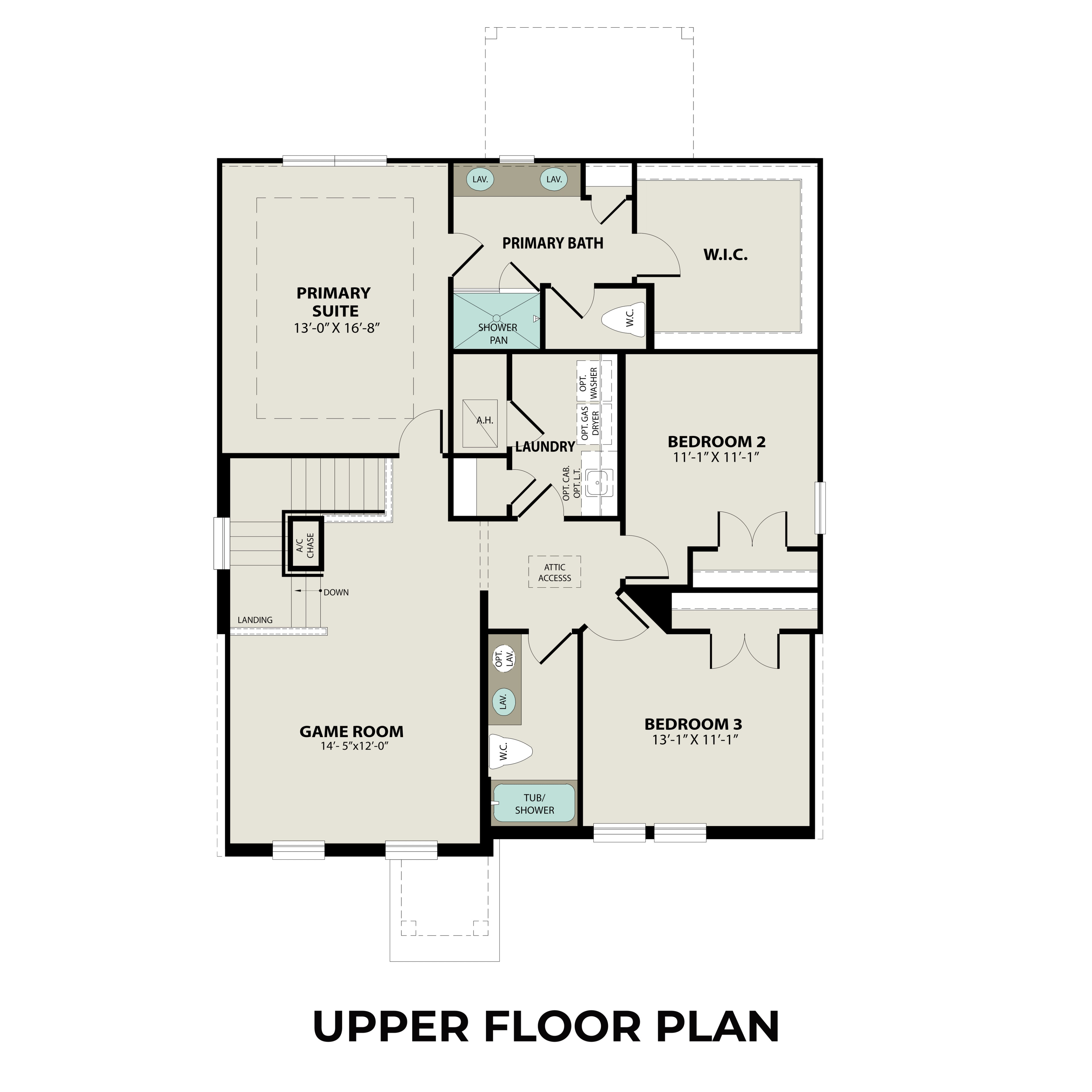 The Solara A Upper Floor Plan