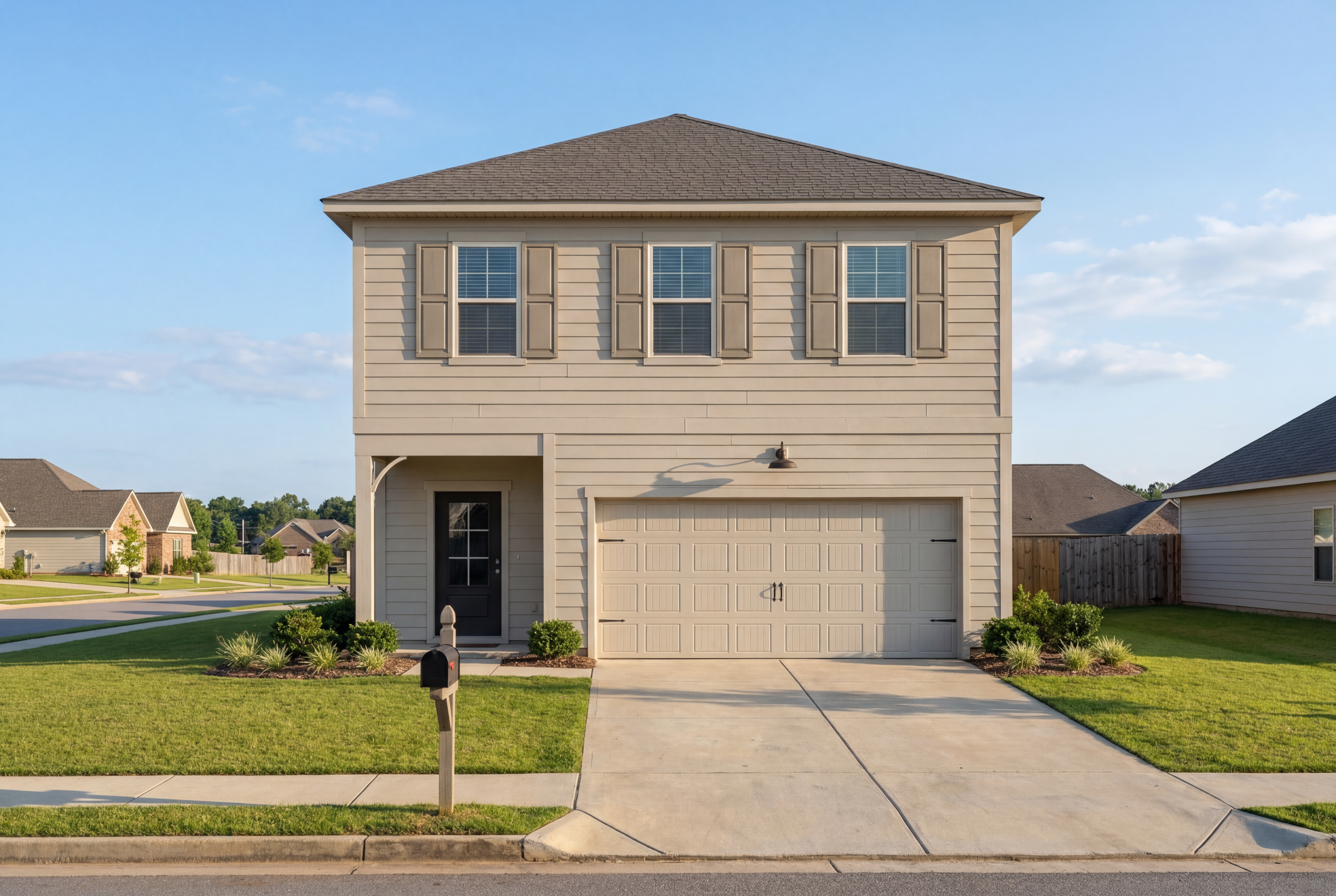 Exterior view of Davidson Homes' New Home at 236 Black Walnut Way