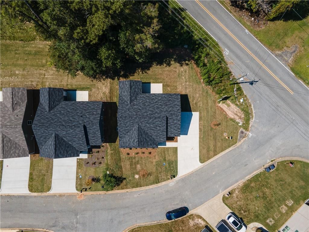 Aerial view of The Washington 3-bedroom single-story home by Davidson Homes in Summer Vineyard, Phenix City, Alabama