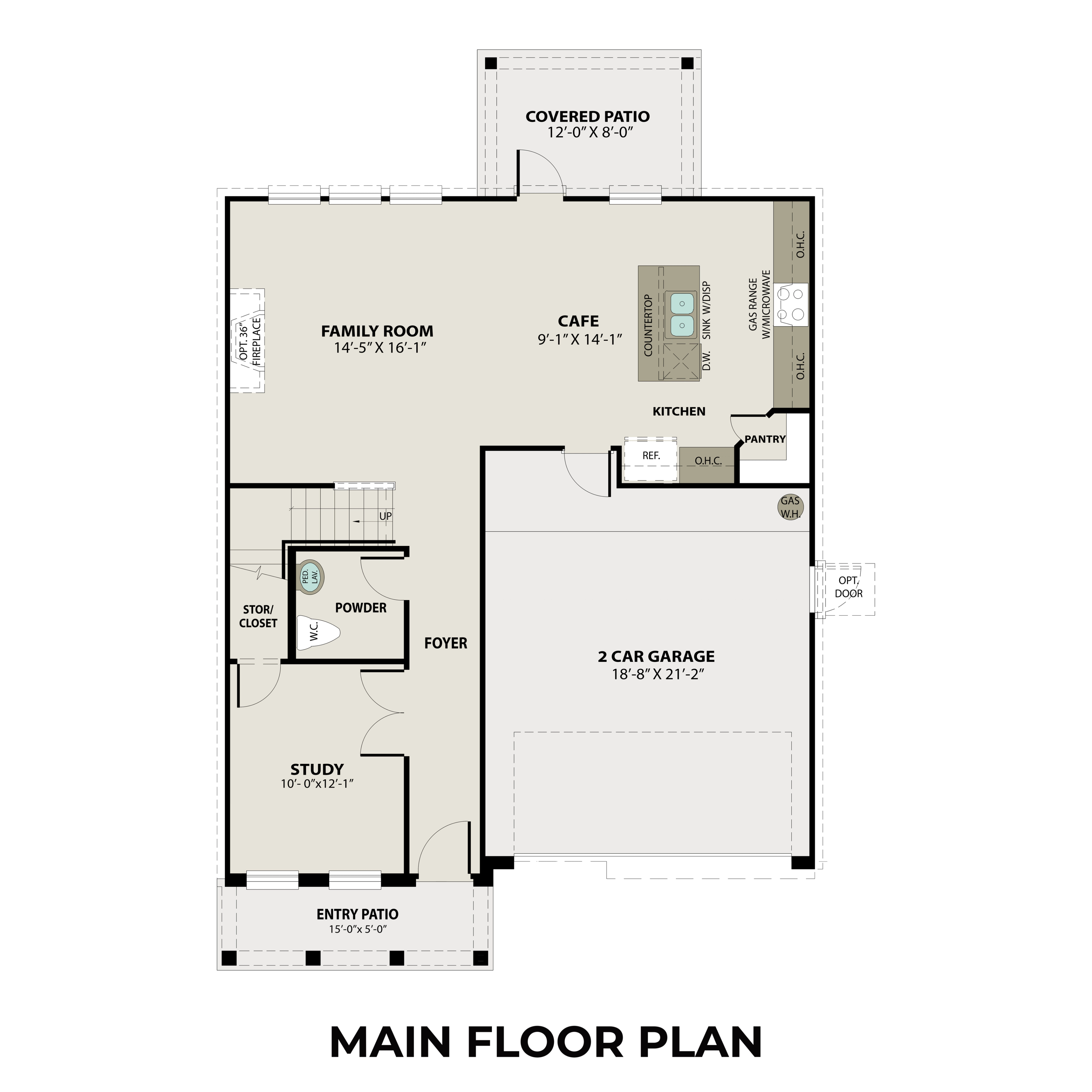 The Solara C Main Floor Plan