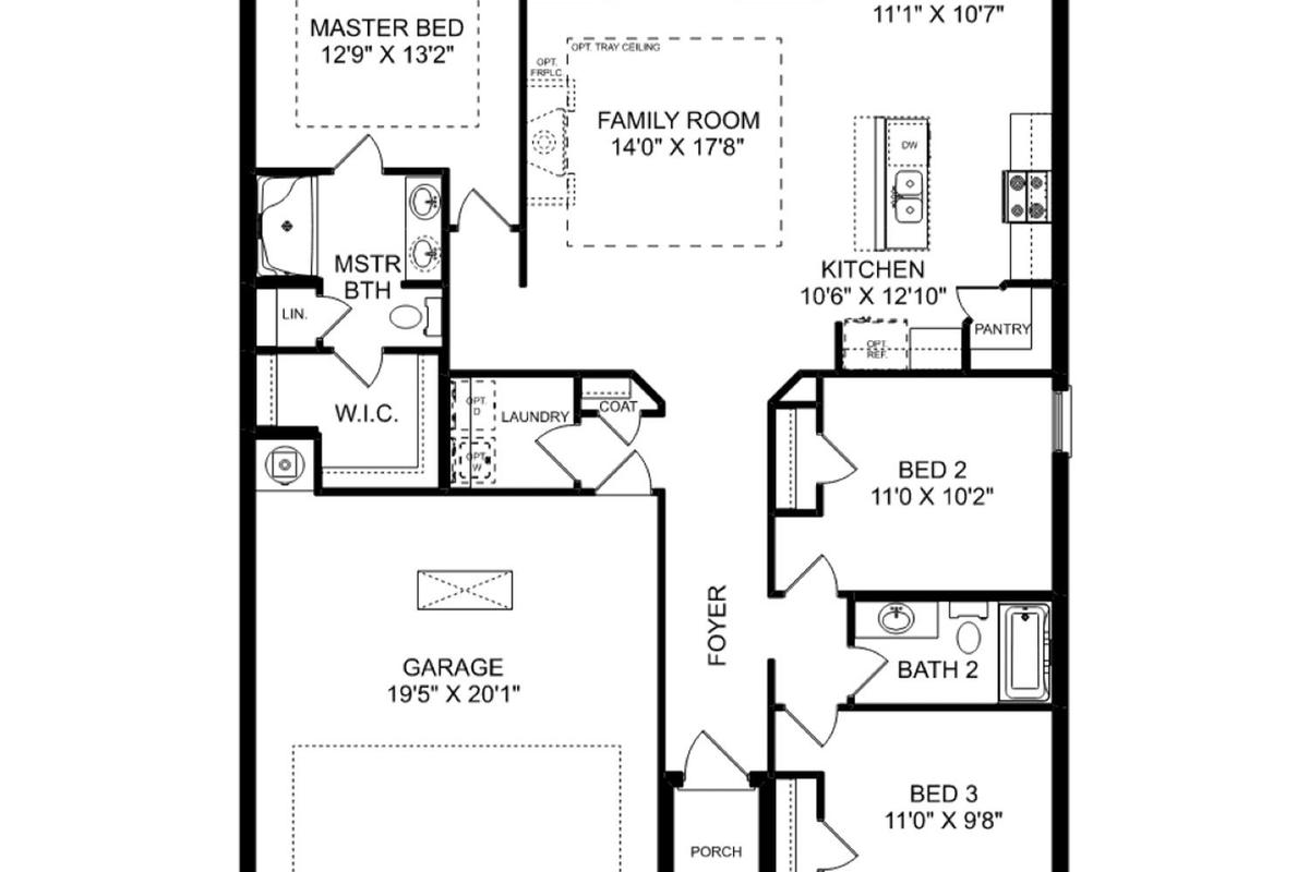 Image 2 of Davidson Homes' New Home at 2158 McAfee Rd