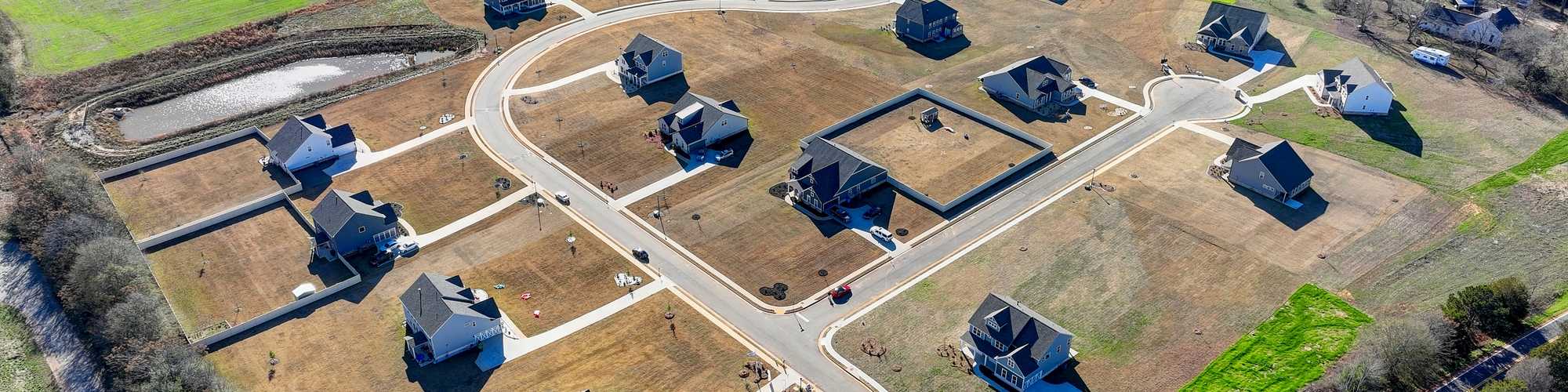 Drone Shot of Everleigh Community