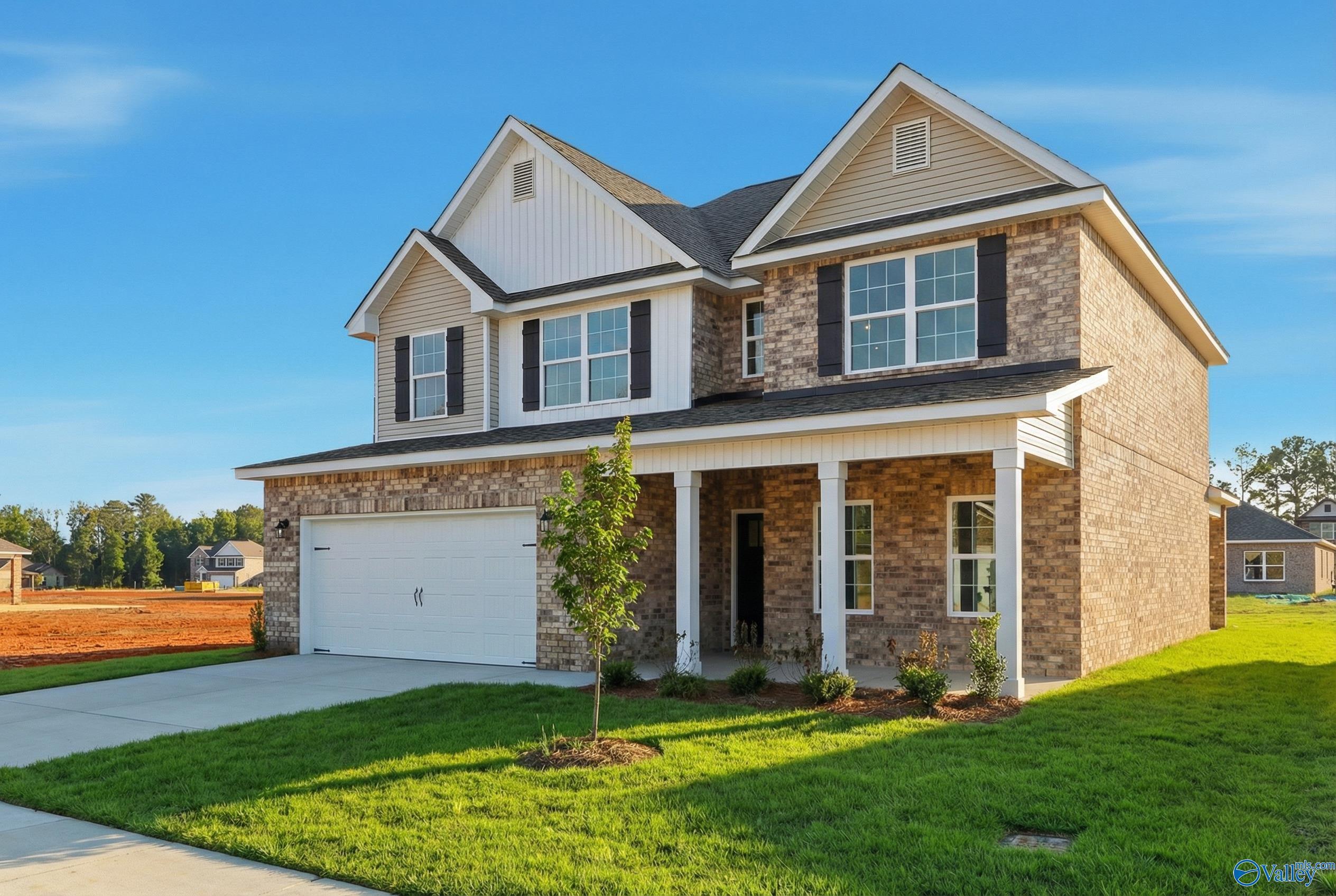 Exterior view of Davidson Homes' New Home at 16734 Demi Drive