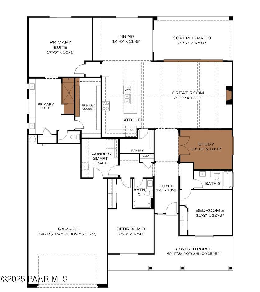 Image 2 of Davidson Homes' New Home at 7049 Wallflower Way