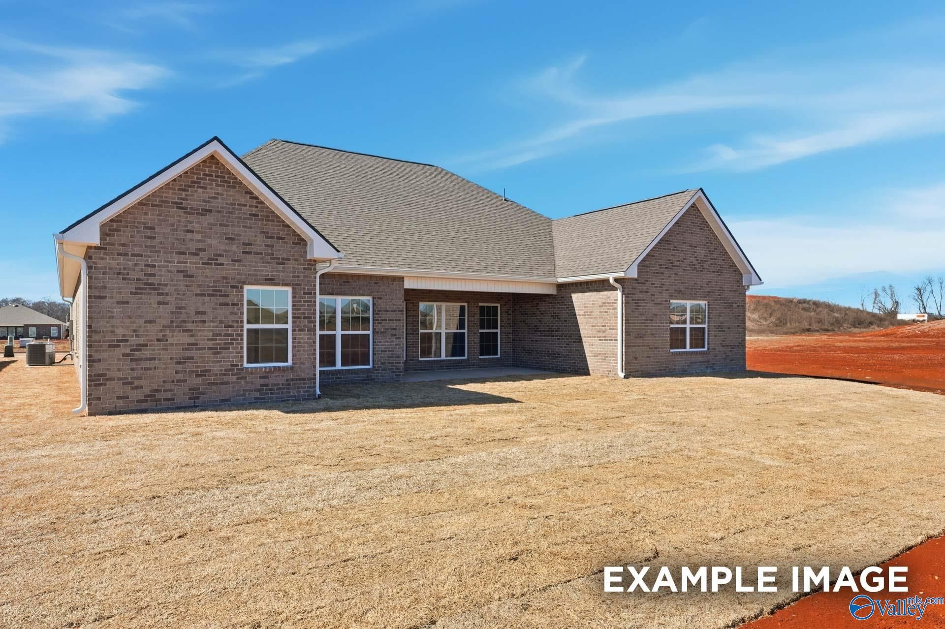 Brick exterior of The Valencia floor plan by Davidson Homes in Briercreek, Meridianville, Alabama.