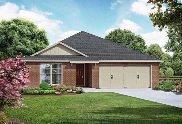 Exterior view of Davidson Homes' New Home at 109 Hazel Pine Trail