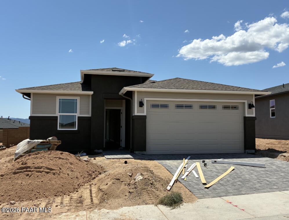 New construction 1-story home by Davidson Homes, The Coronado A floor plan in South Ranch, Prescott, Arizona.