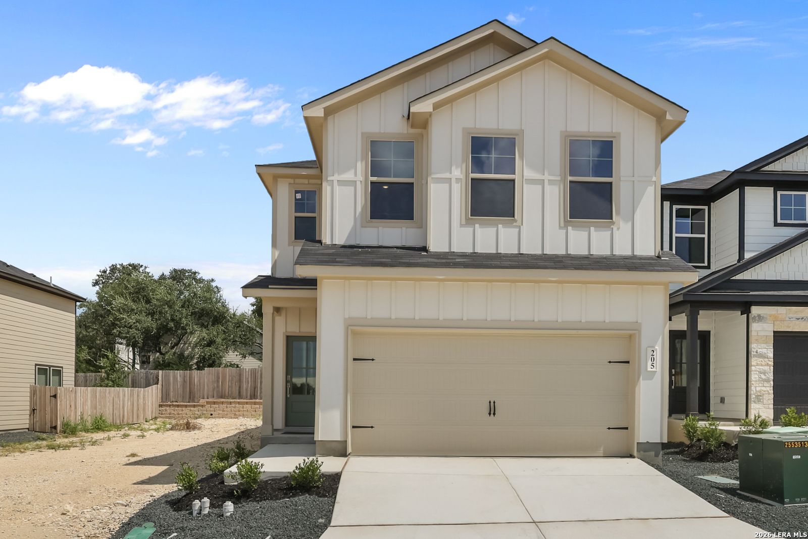 Two-story Gillian C floor plan by Davidson Homes with 2-car garage in Meadows at Oak Creek, San Antonio, Texas.