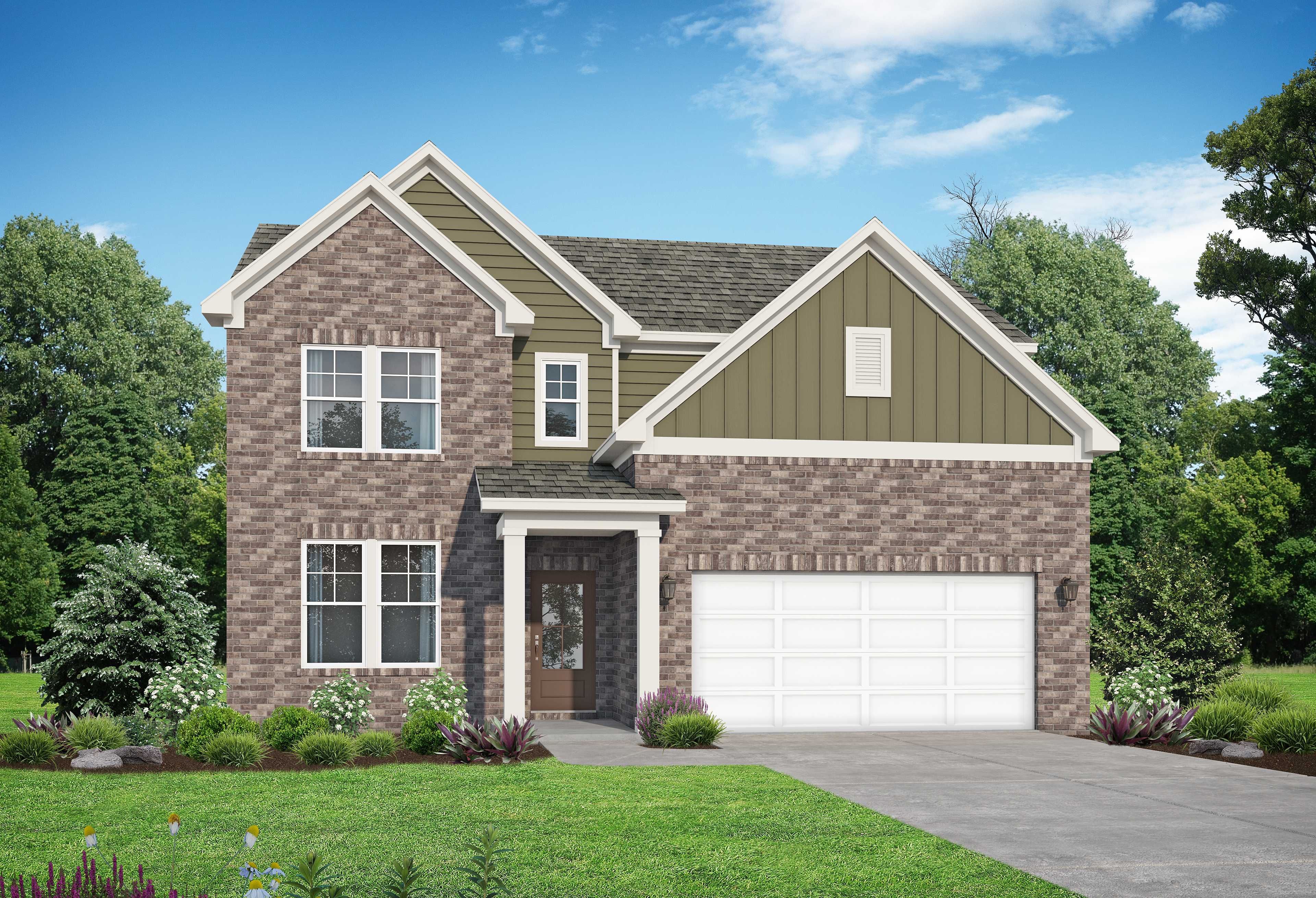 Exterior view of Davidson Homes' The Henry A Floor Plan