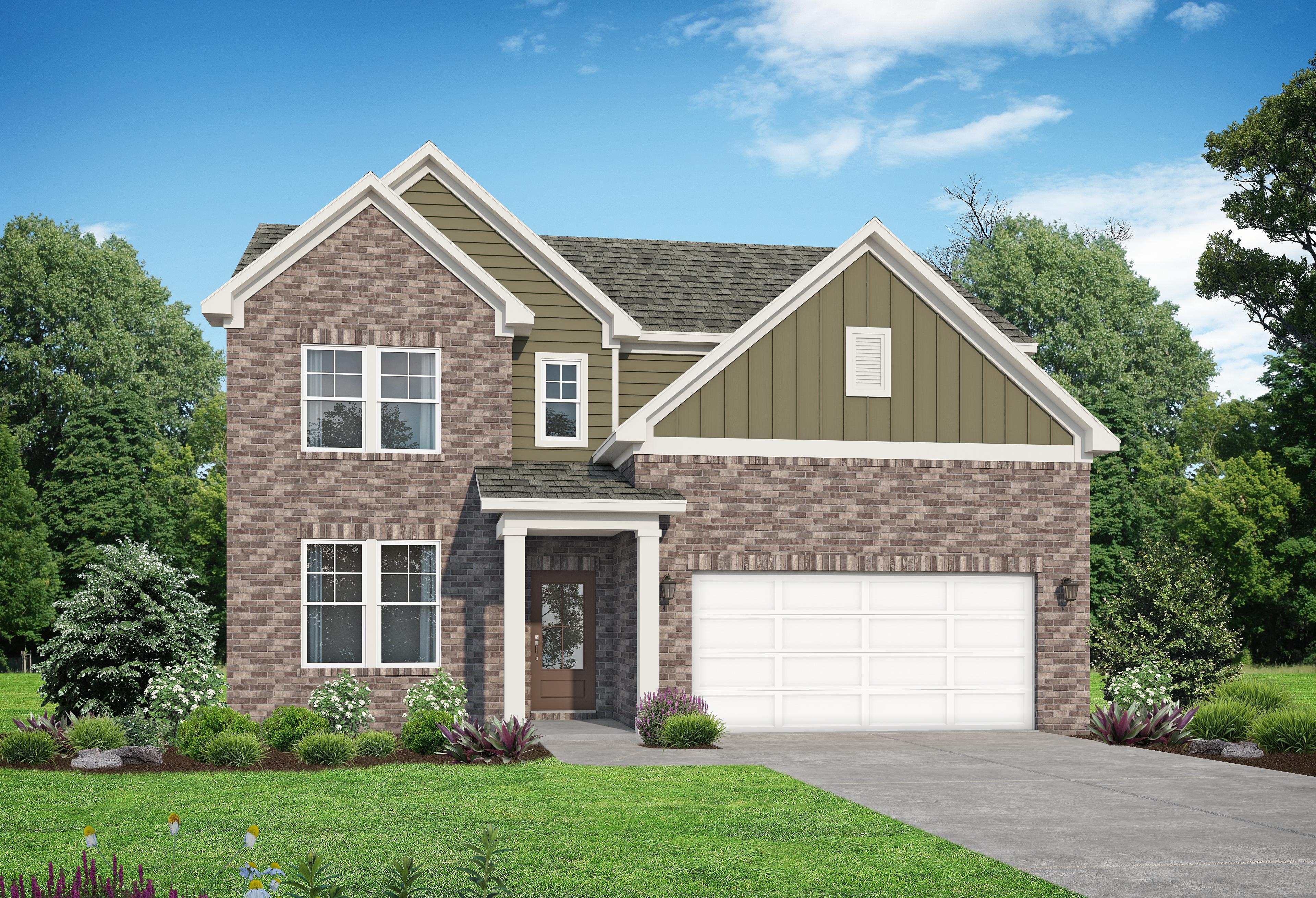 Exterior view of Davidson Homes' The Henry A Floor Plan