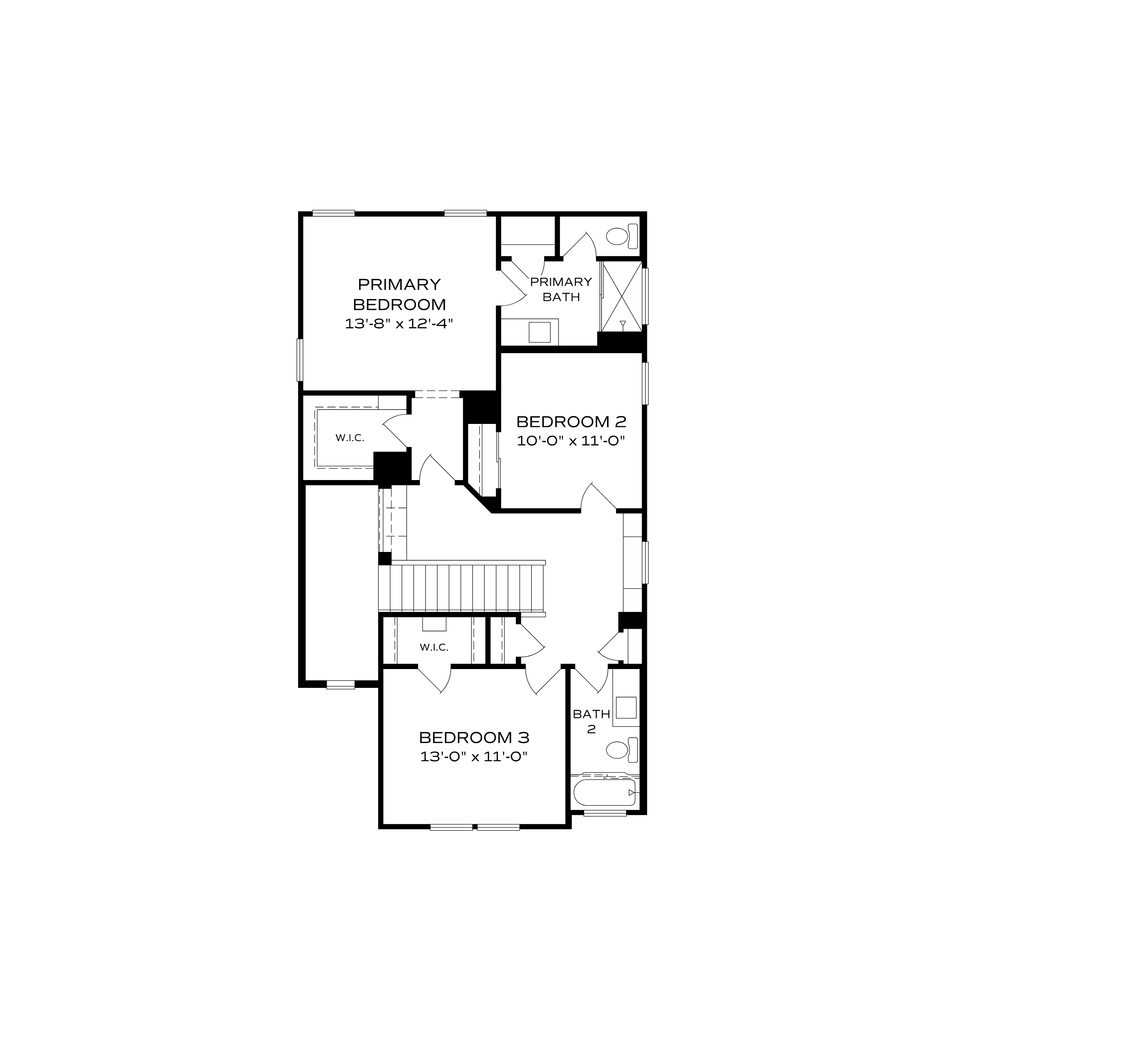 2 - The Augusta floor plan layout for 105 Shirley Harris Drive in Evermore Homes Homes' Evergreen Mill community.