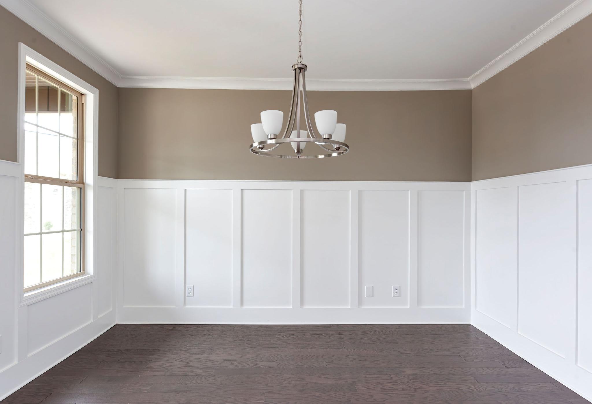 Davidson Homes The Emory Floor Plan Unfurnished dining Room with chandelier